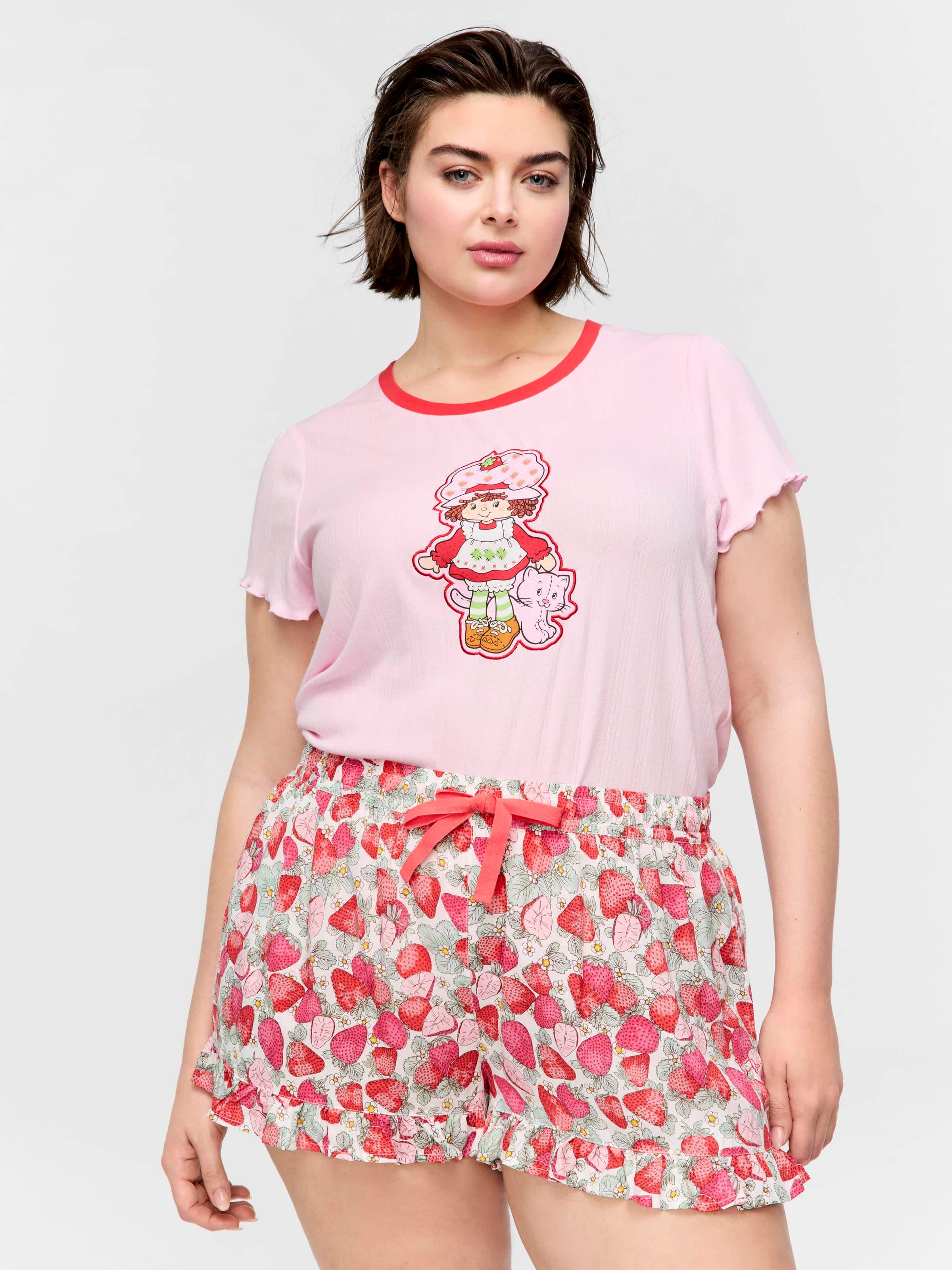 P.A. Plus Strawberry Frill Short