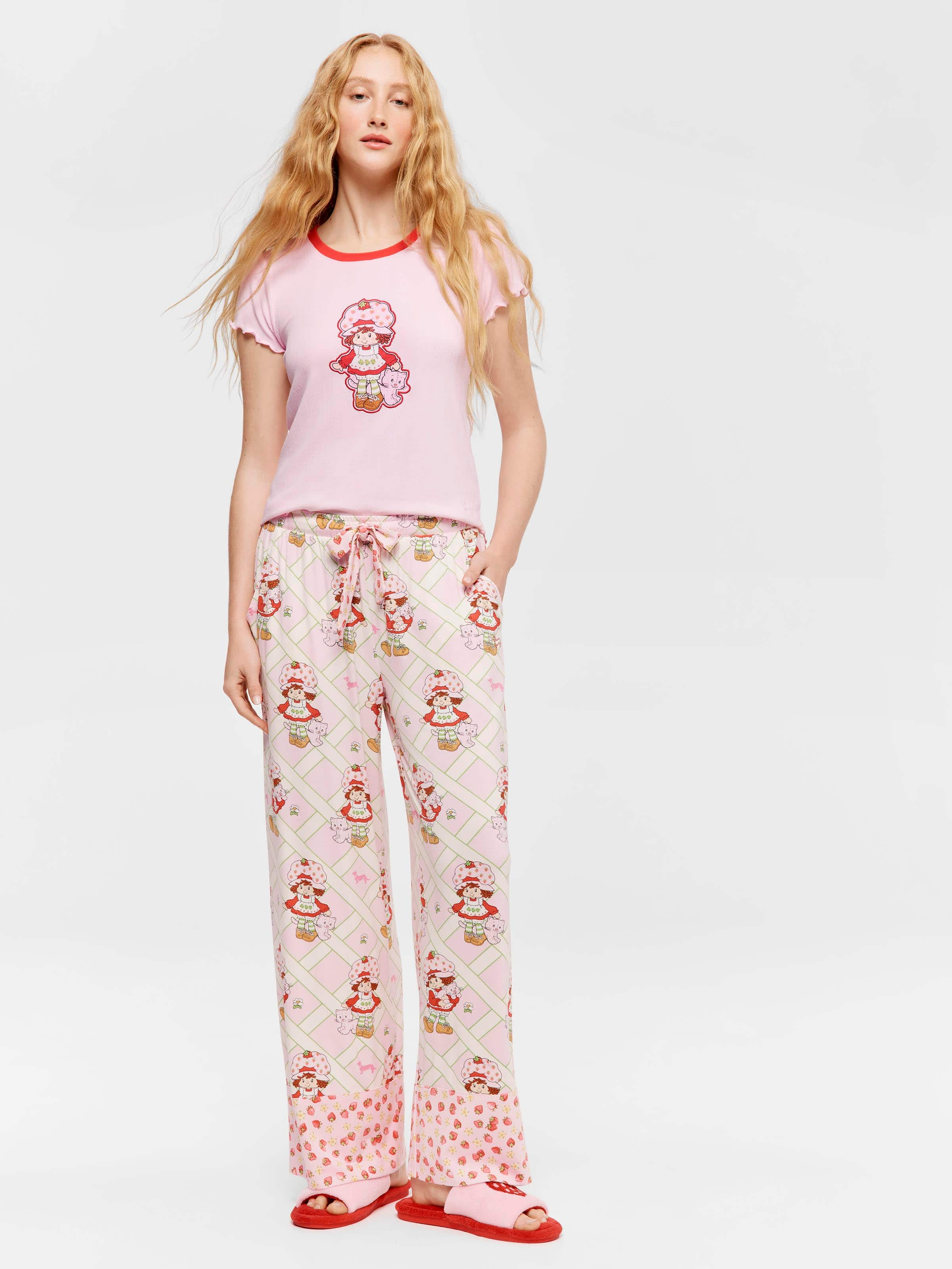 Strawberry Shortcake Wide Leg Pj Pant