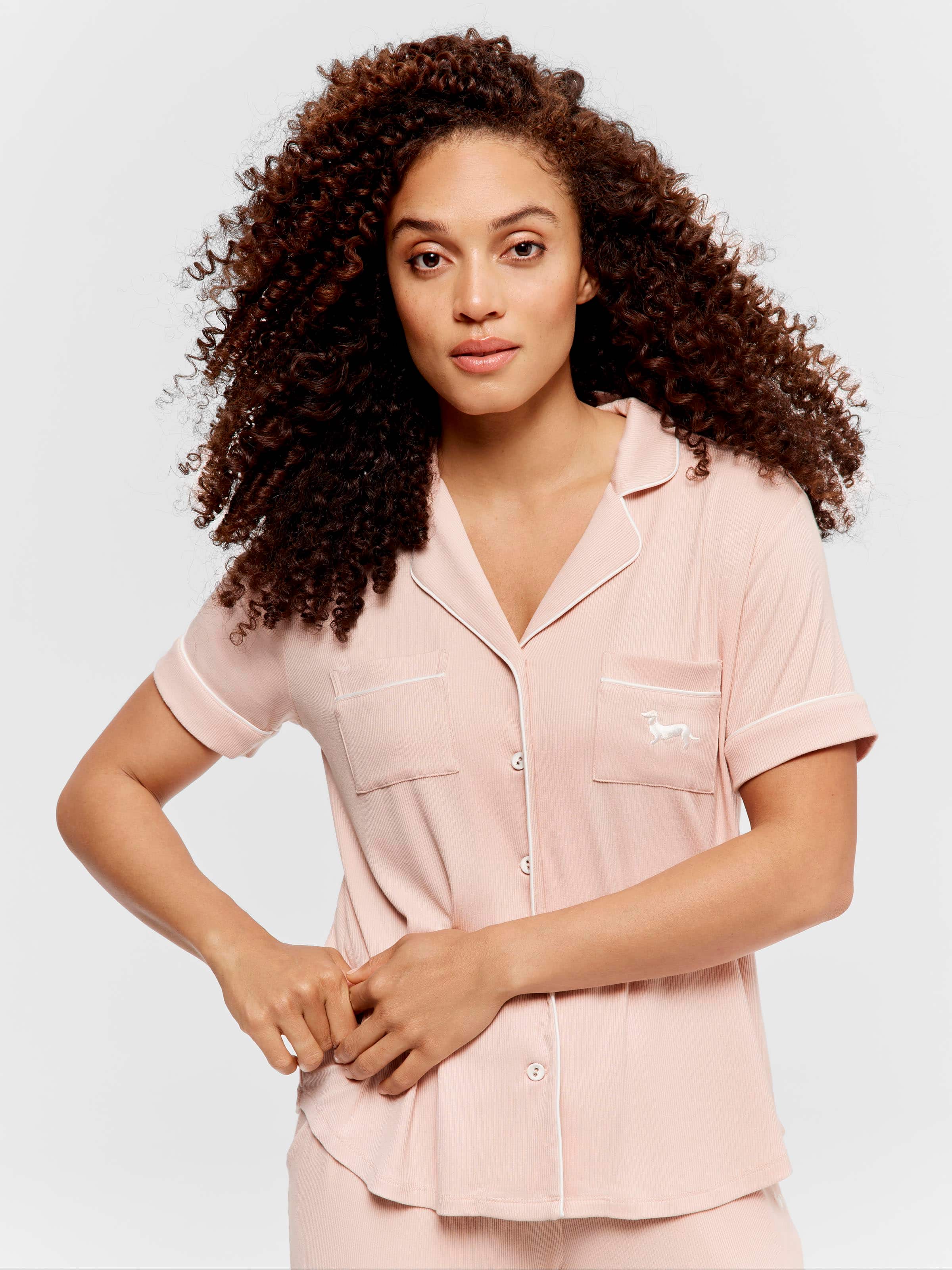 Pink Rib Shirt