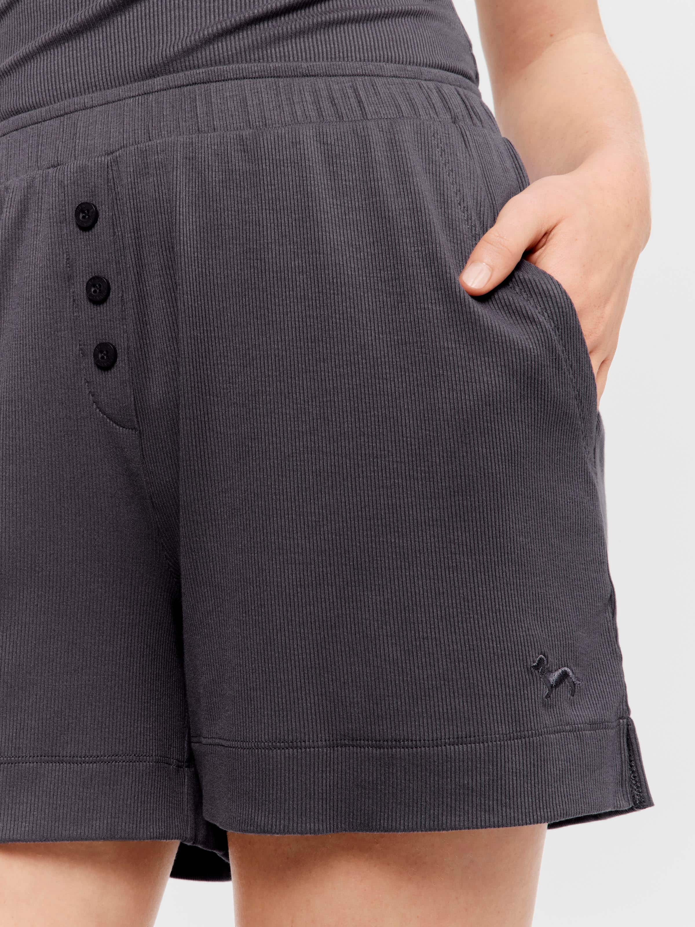 Grey Rib Short
