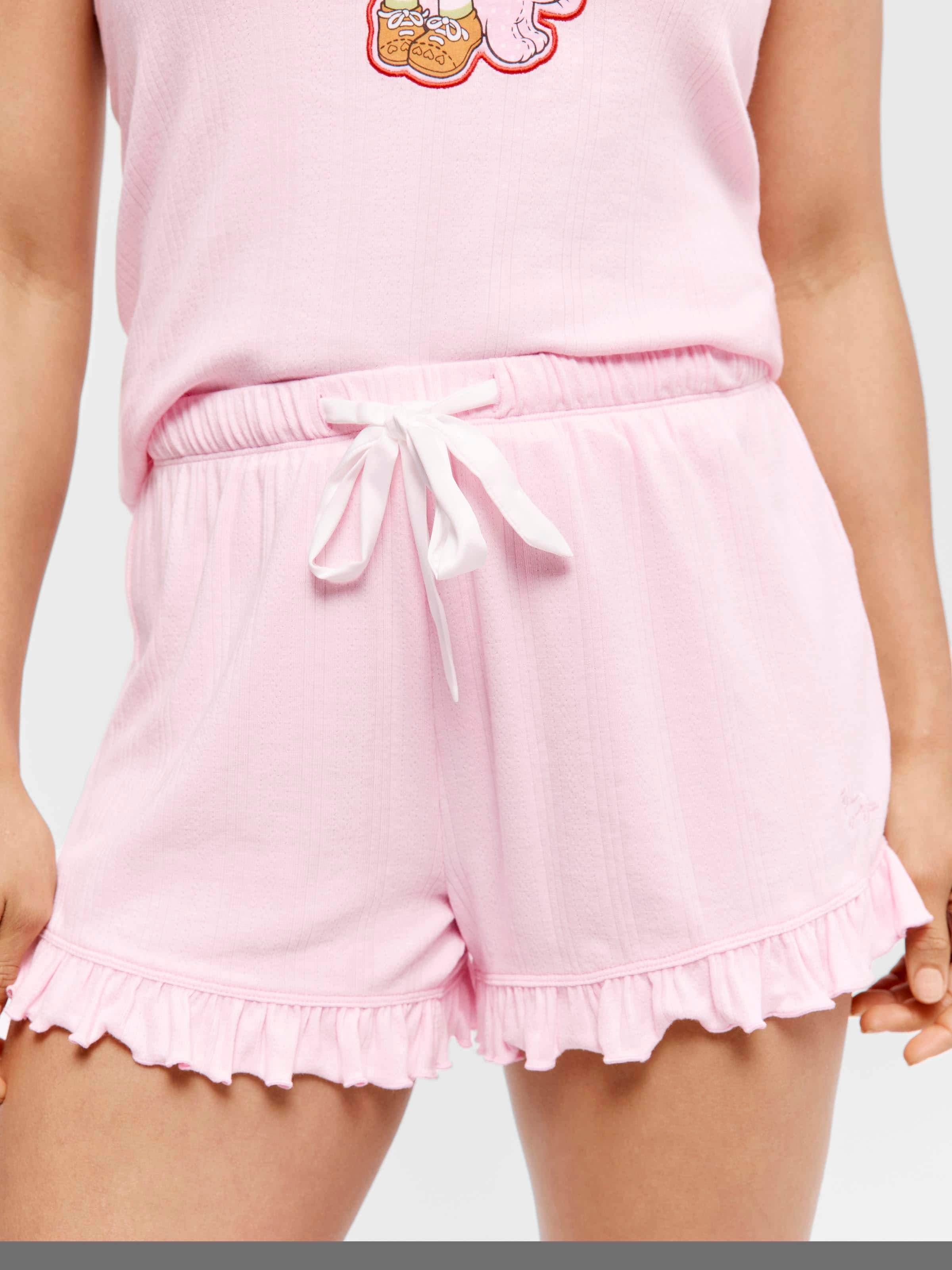 Pointelle Flutter Short