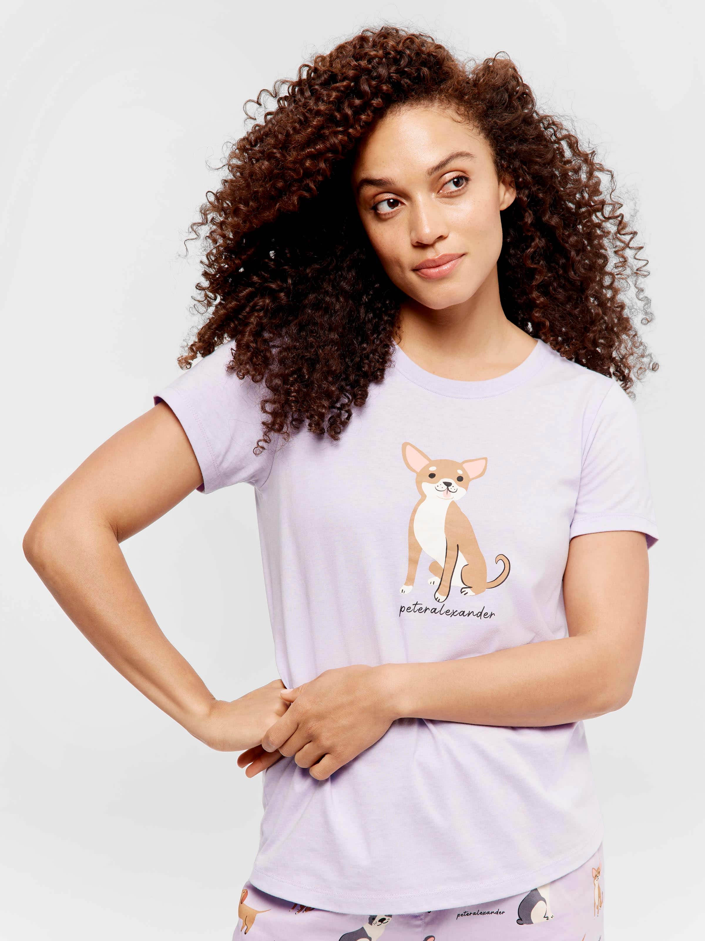 Lilac Dog Tee