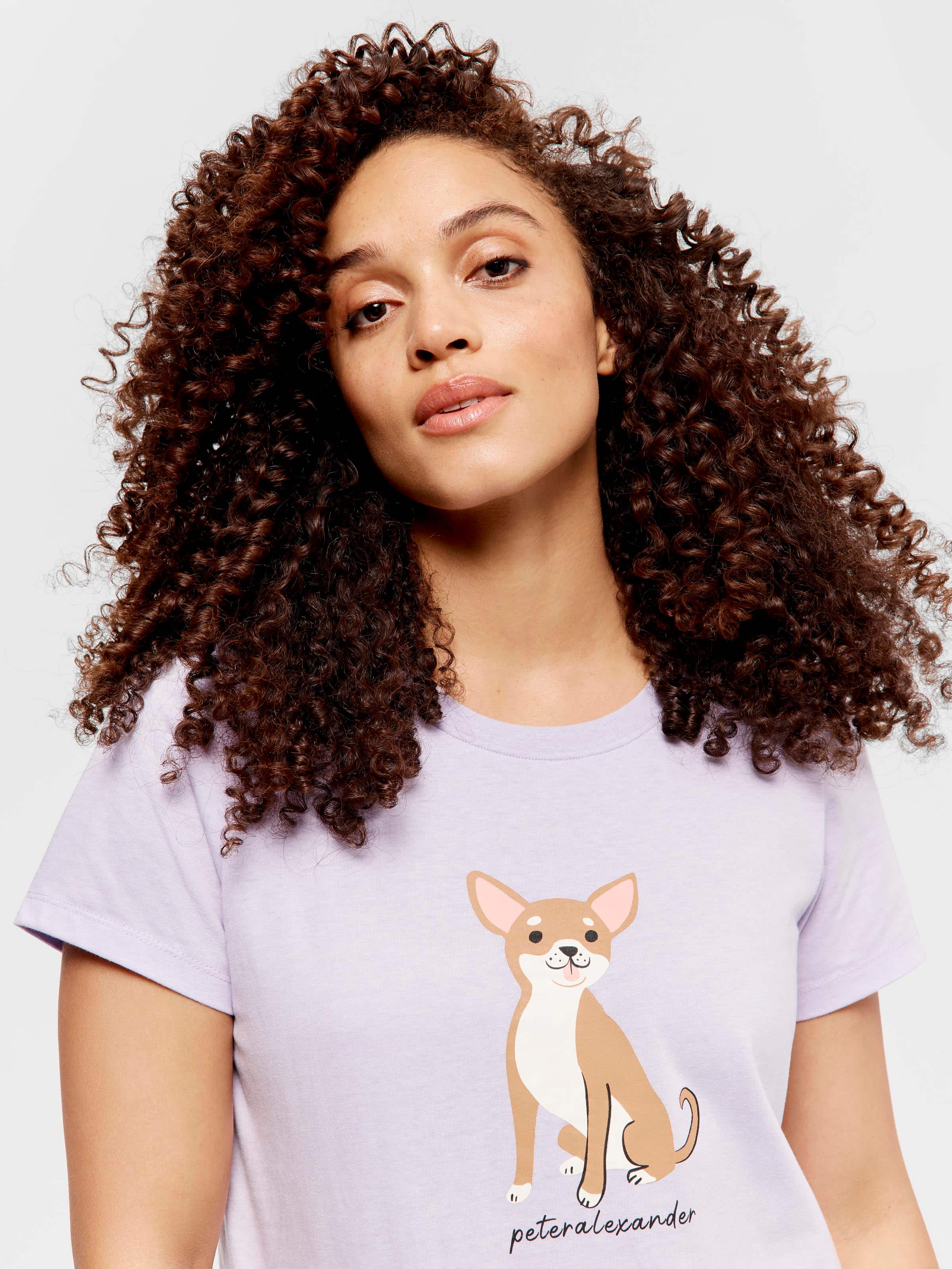 Lilac Dog Tee