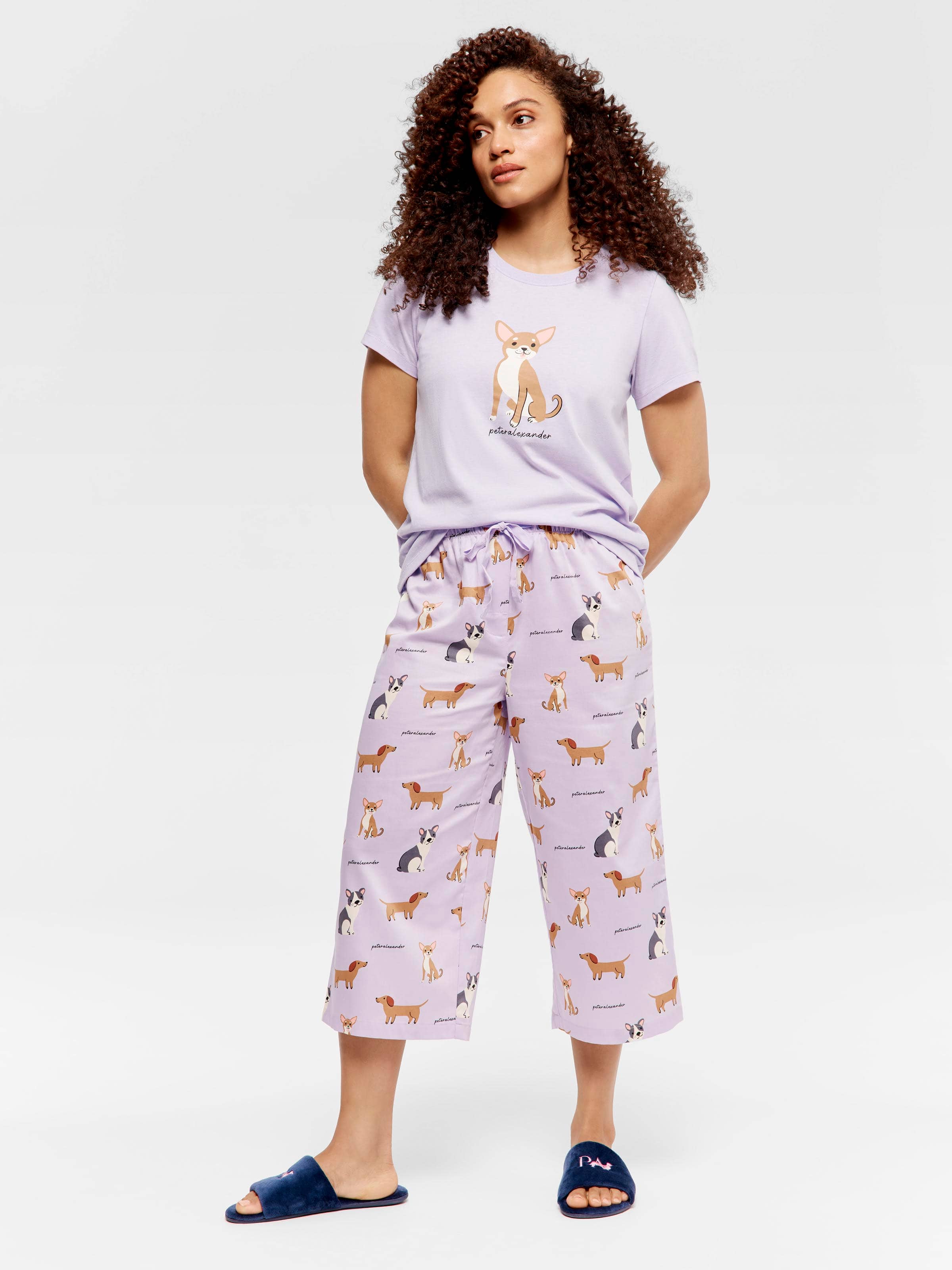 Mixed Dogs 3/4 Pj Pant