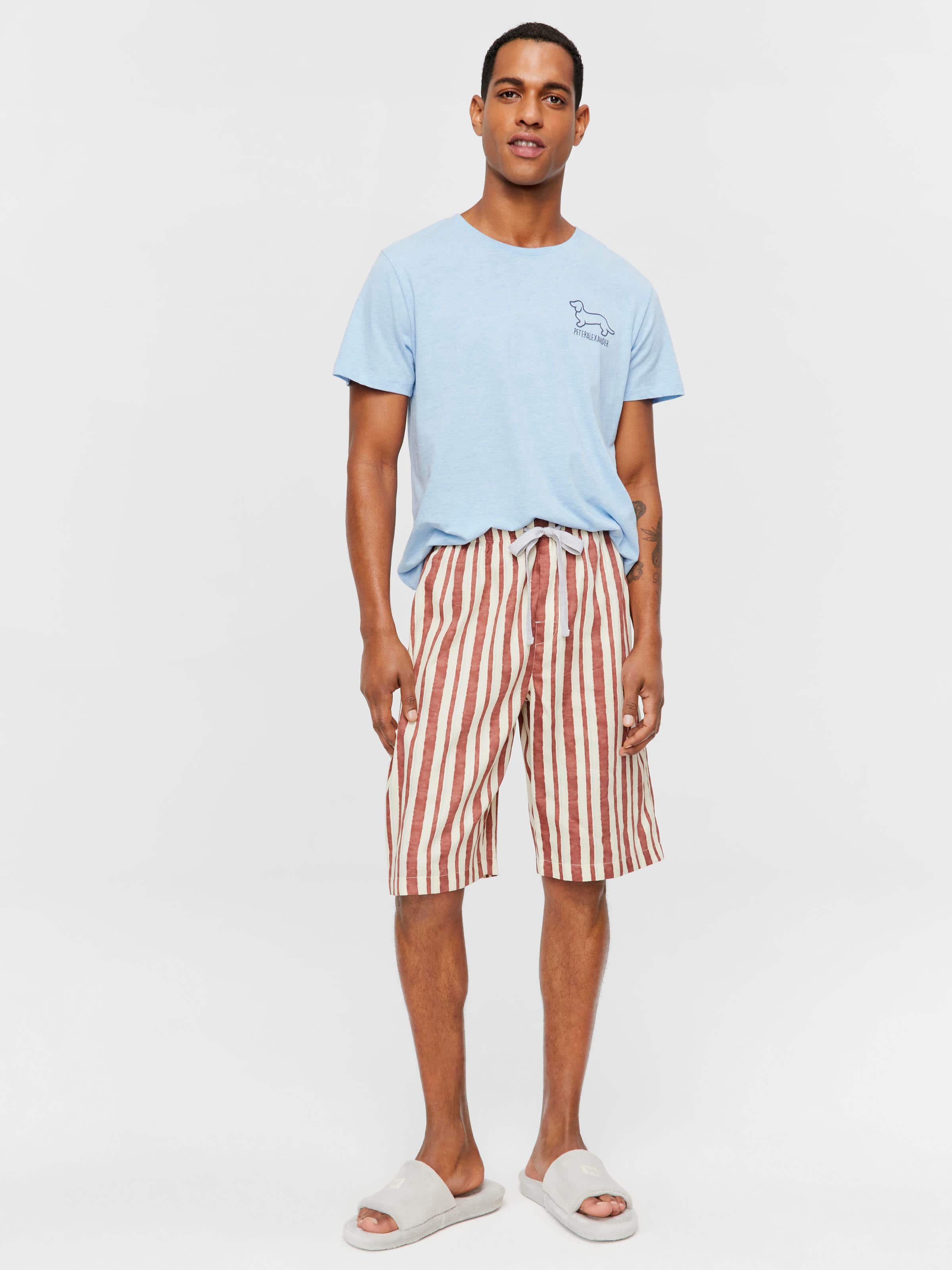 Painted Stripe Sleep Short