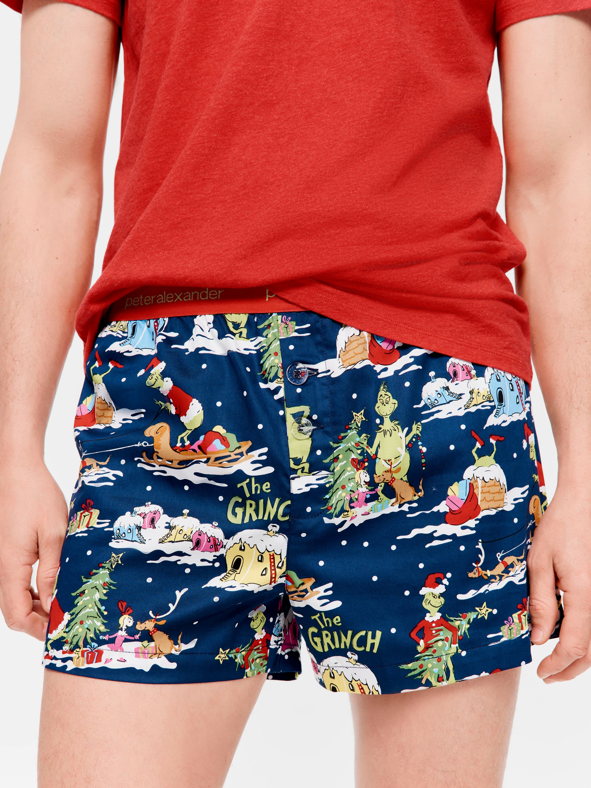 The Grinch Boxer Short Peter Alexander Online
