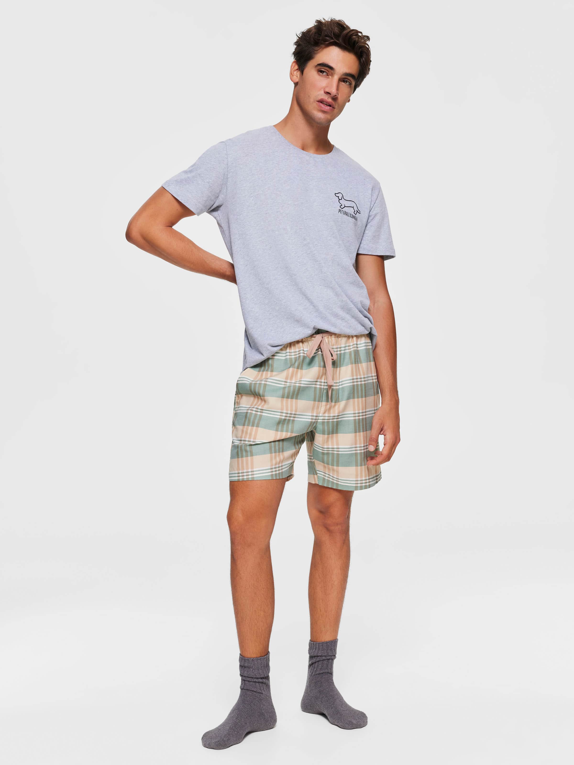 Peter Alexander- Paisley Print Pyjama Shorts- Size XS - The Re: Club