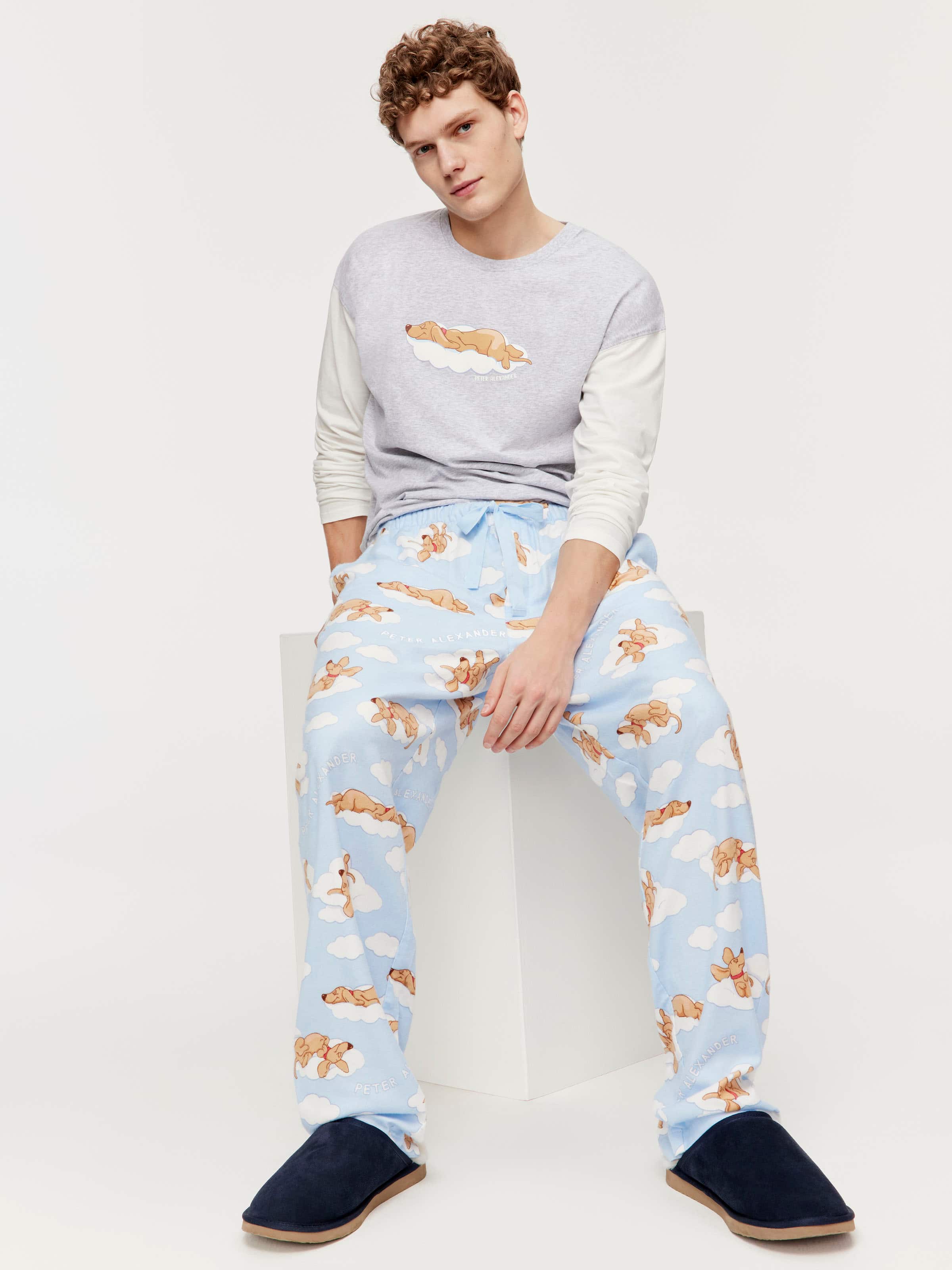 Penny On A Cloud Bamboo Flannelette Pj Pant