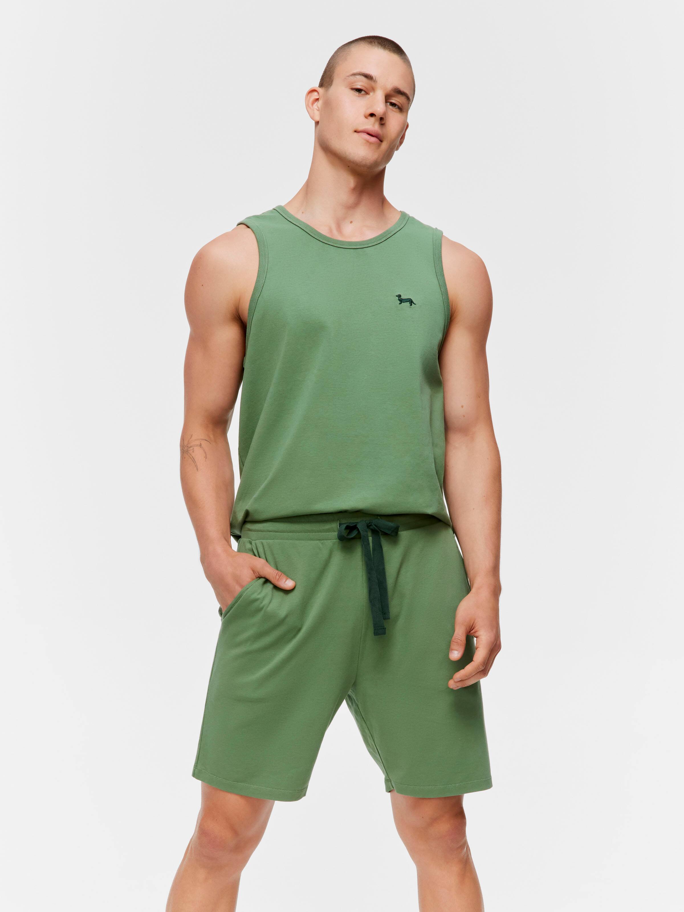 Green Knit Short