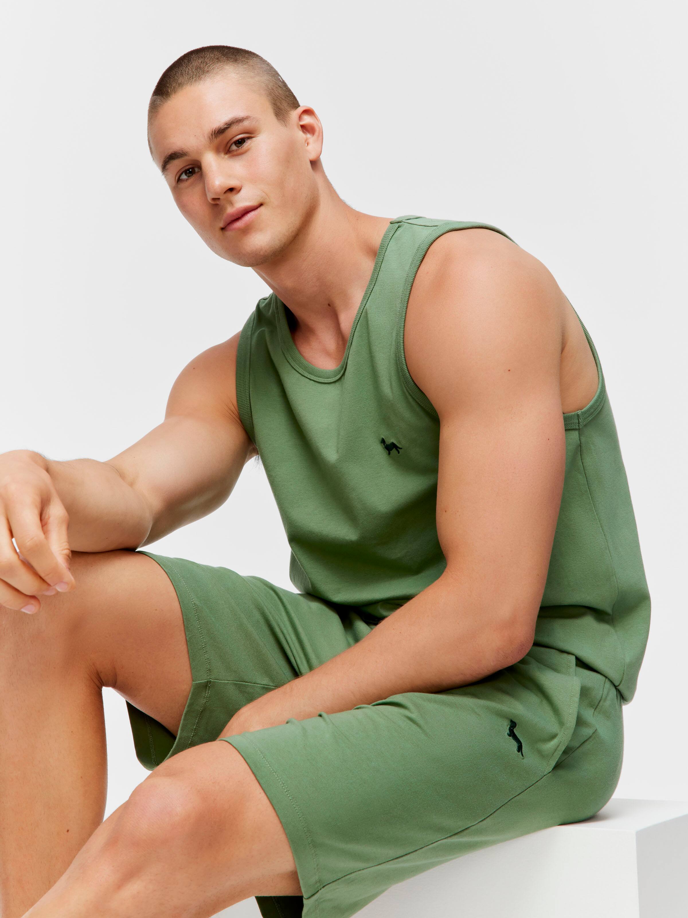 Green Knit Short