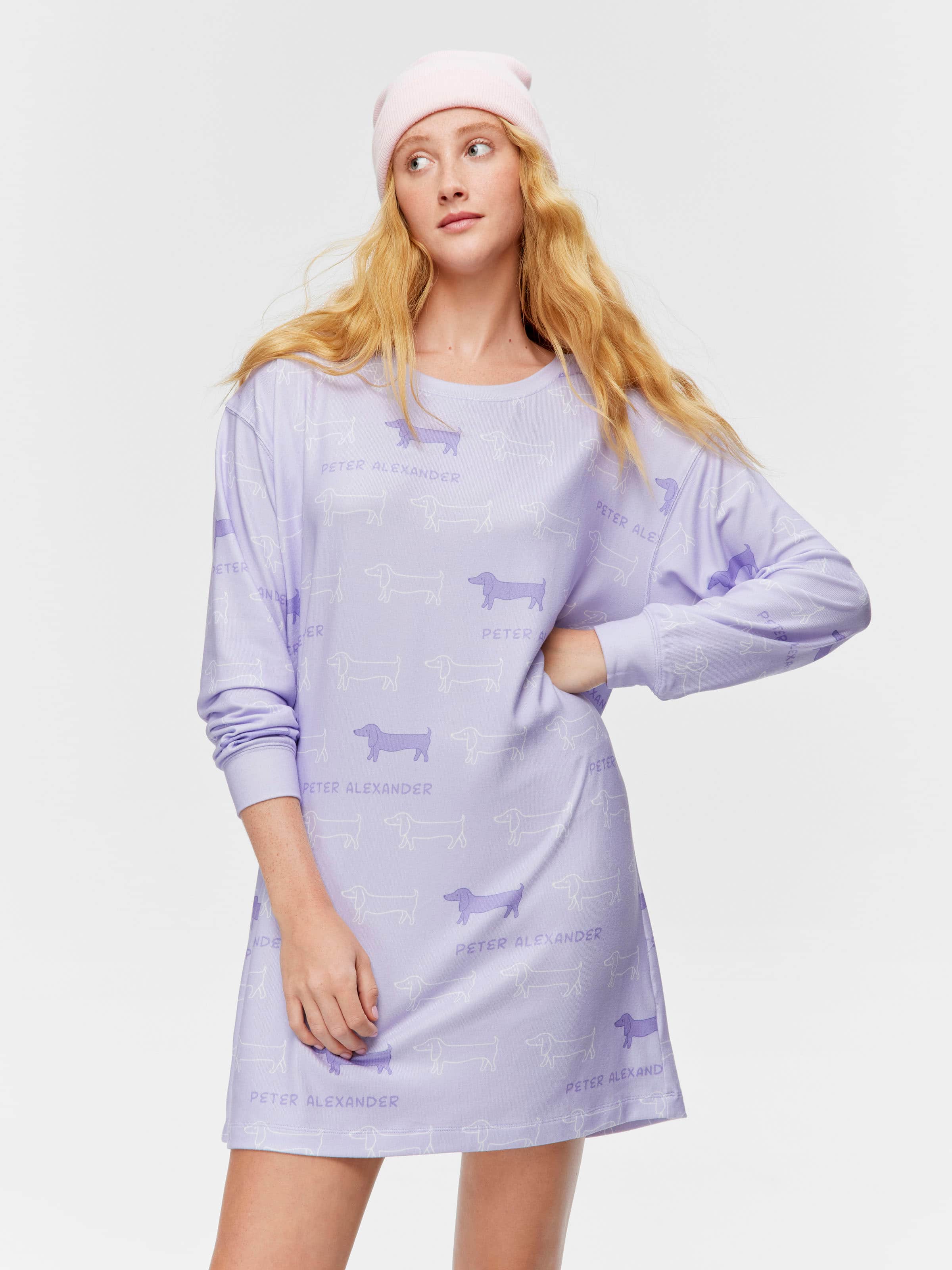 Plush Penny Walk Long Sleeve Nightie