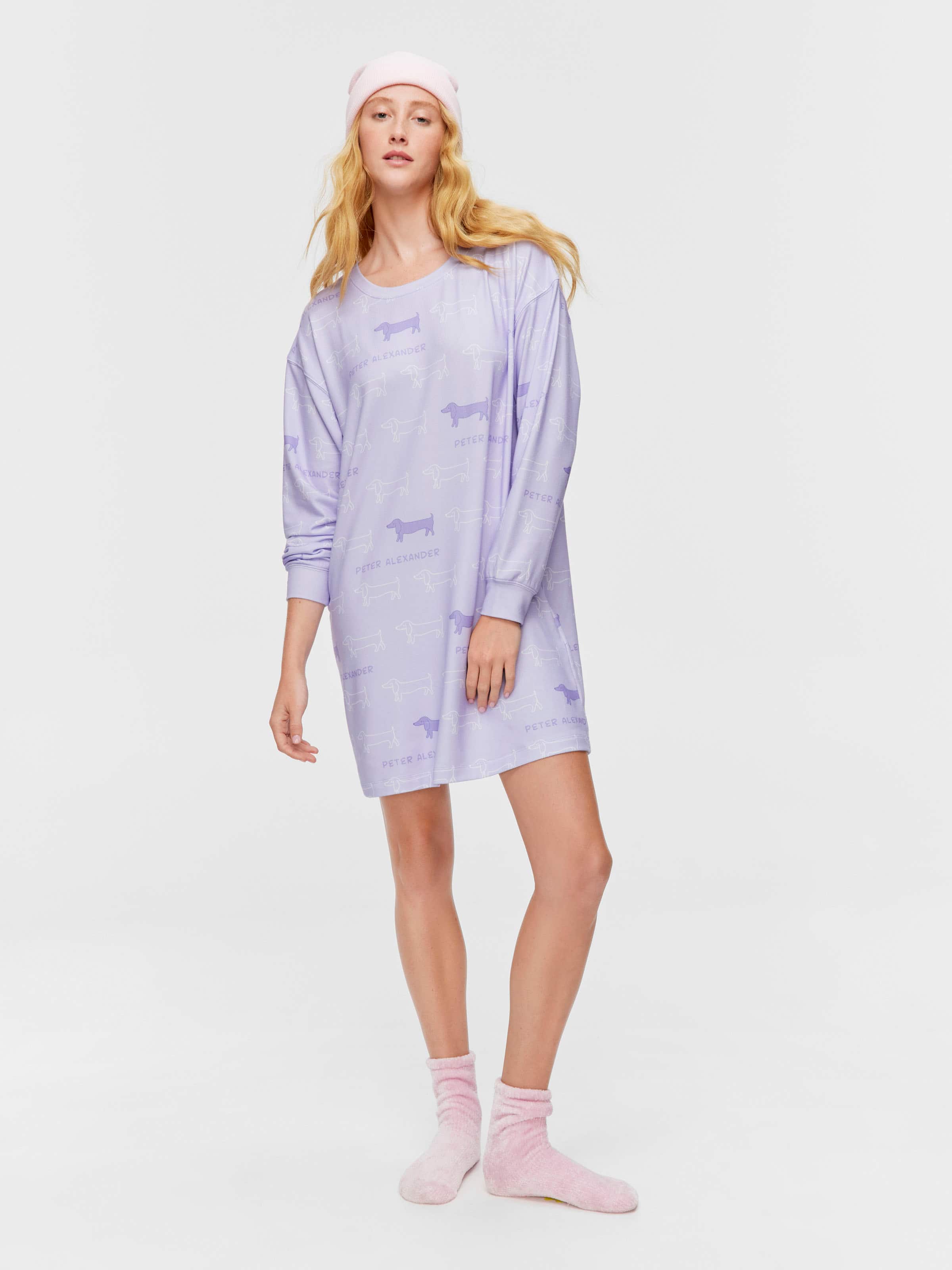 Plush Penny Walk Long Sleeve Nightie