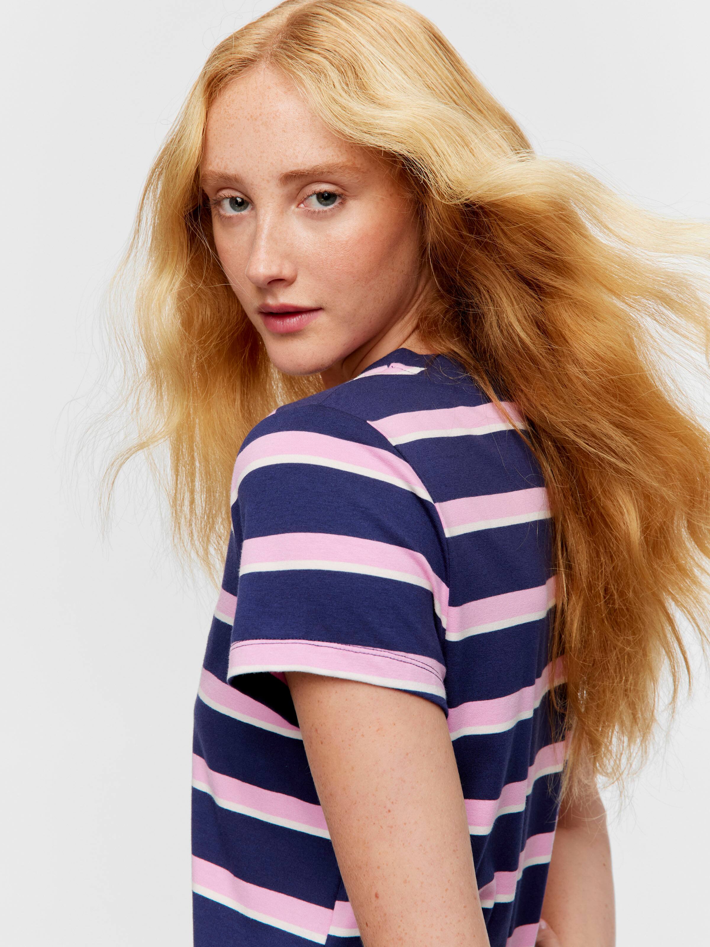 Stripe V Neck Nightie