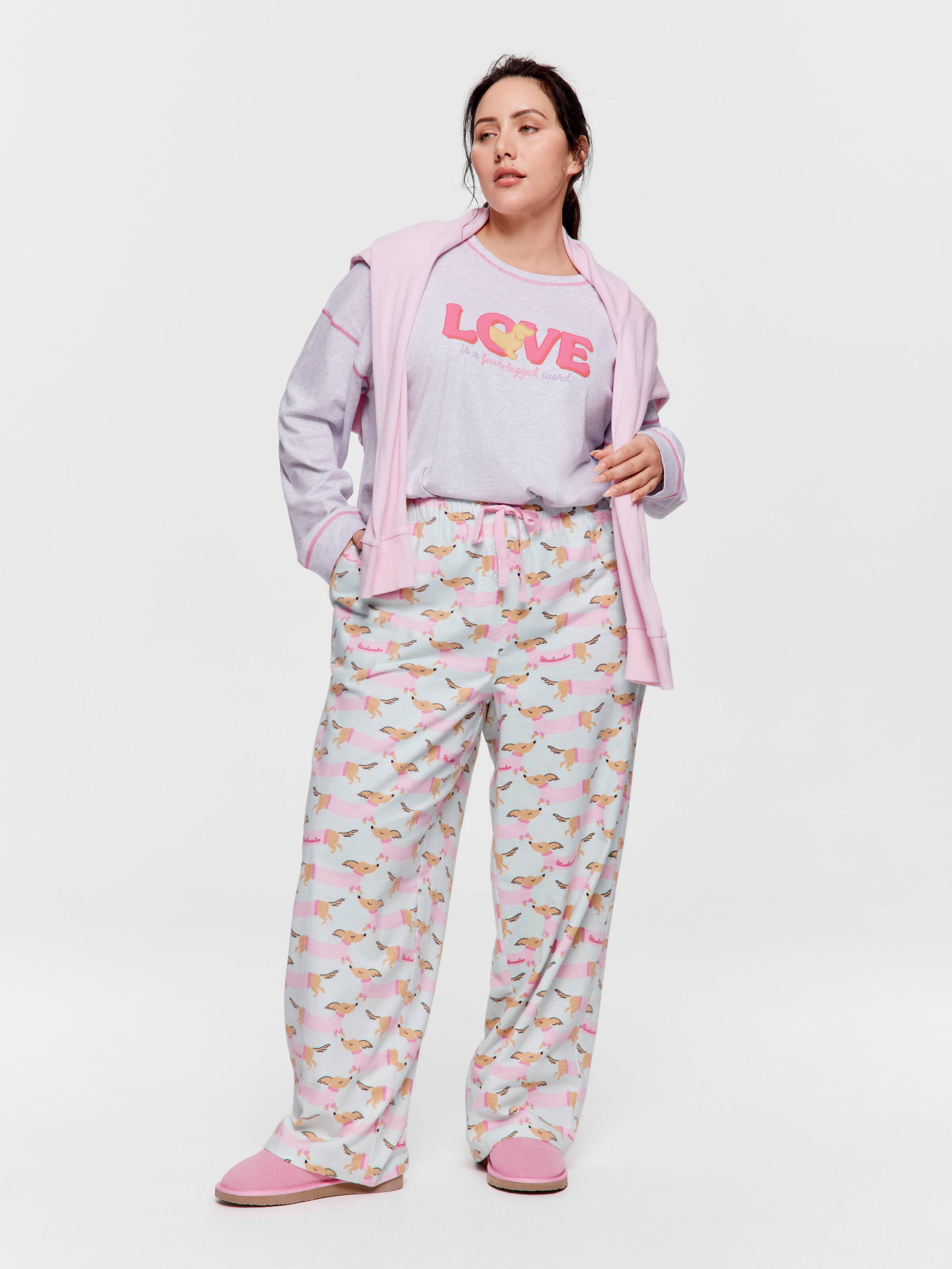 P.A. Plus Mint Penny Flannelette Pj Pant