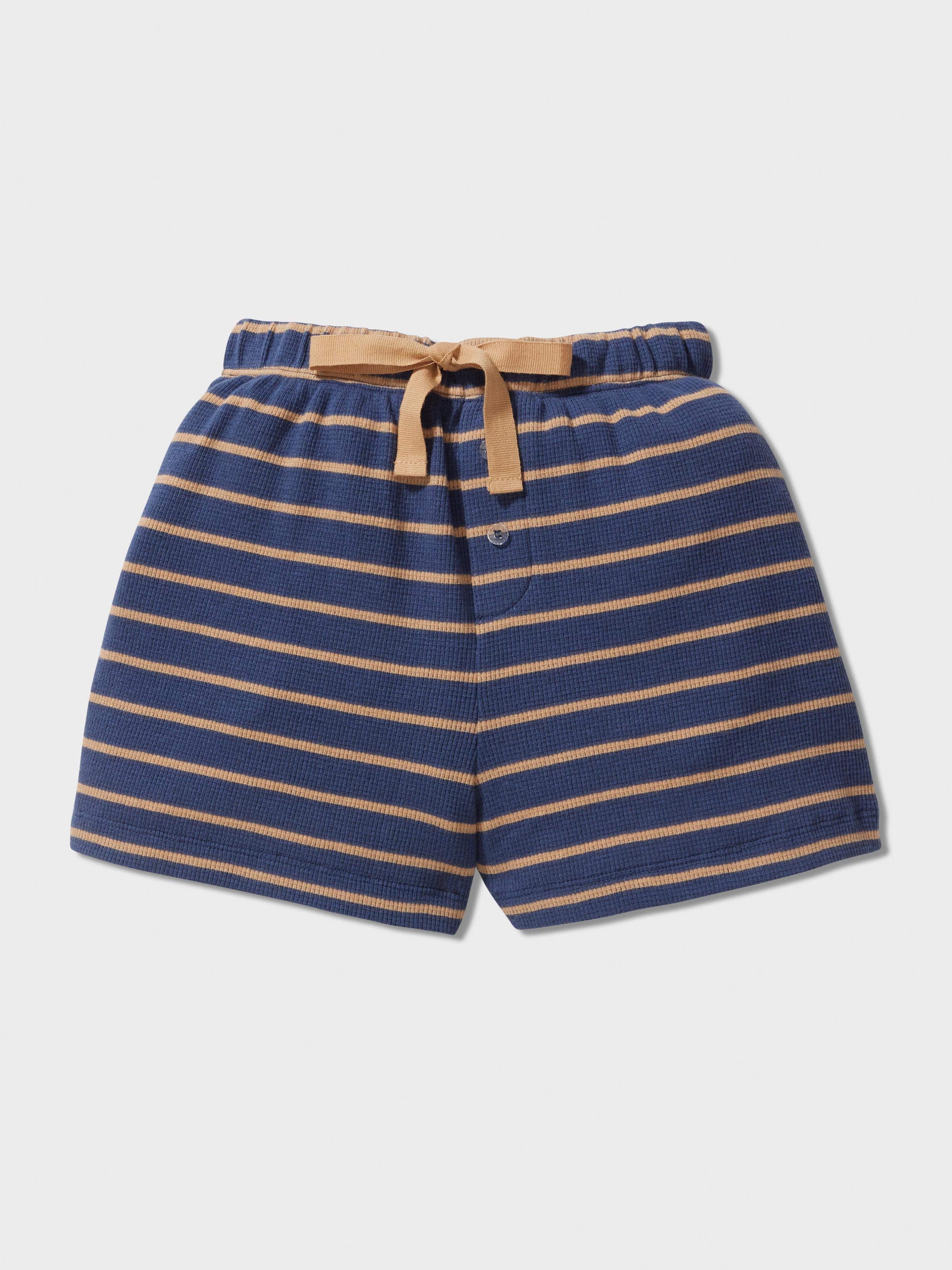 Jnr Boys Waffle Short Pj Set