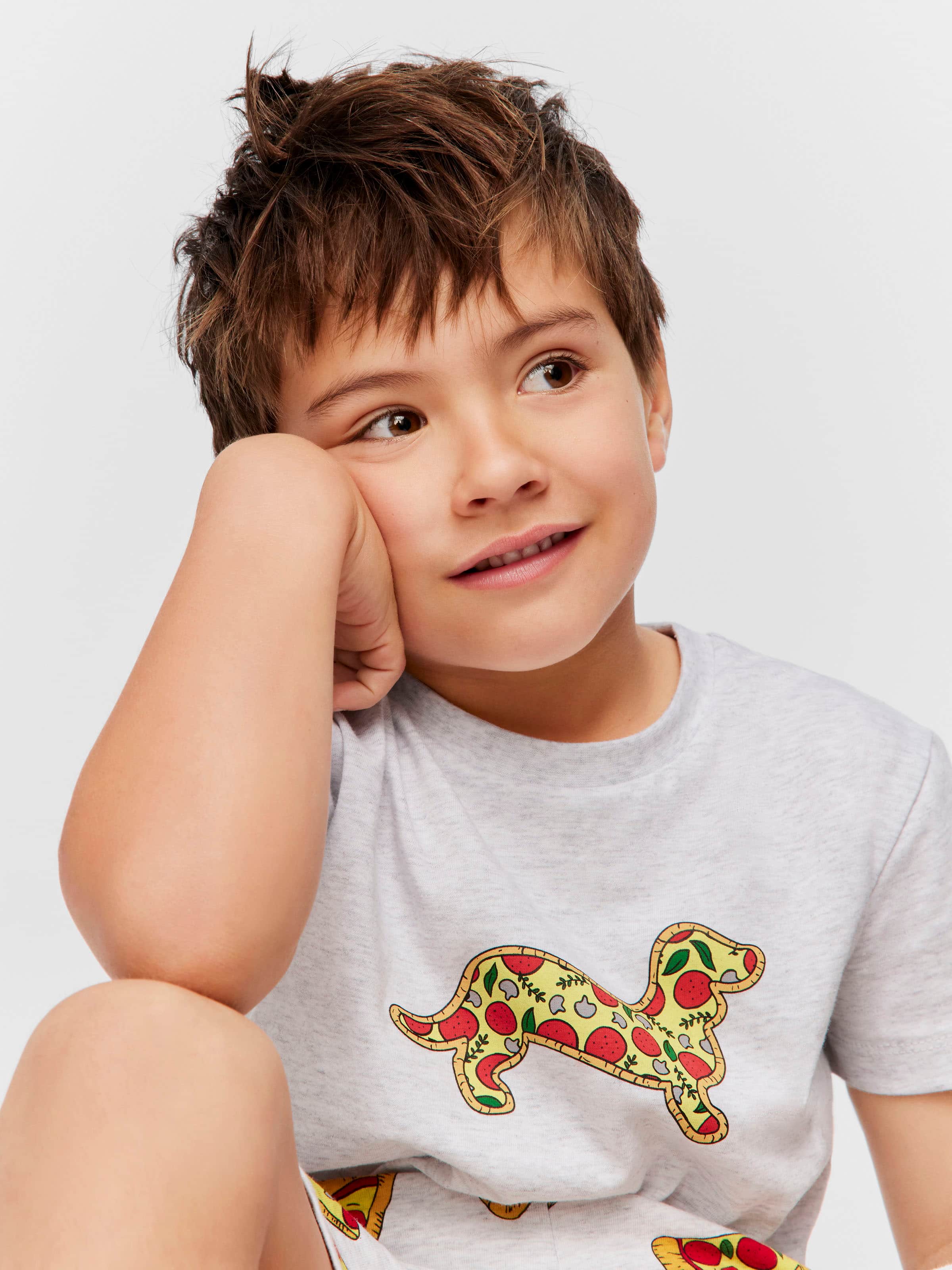 Jnr Boys Pizza Pj Set