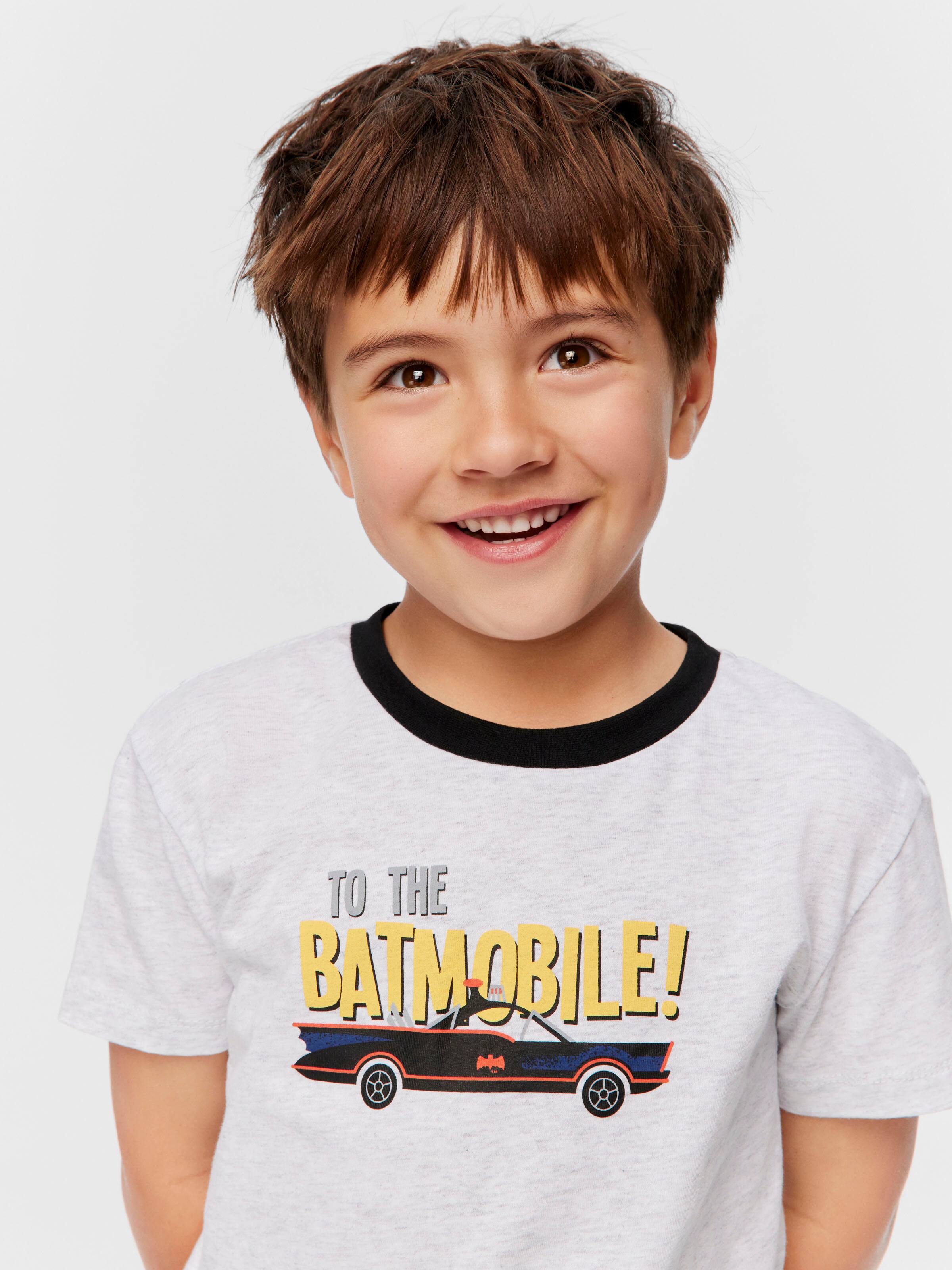 Jnr Boys Batmobile Short Pj Set