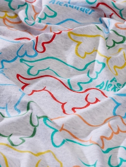 Baby Organic Rainbow Penny Print Blanket