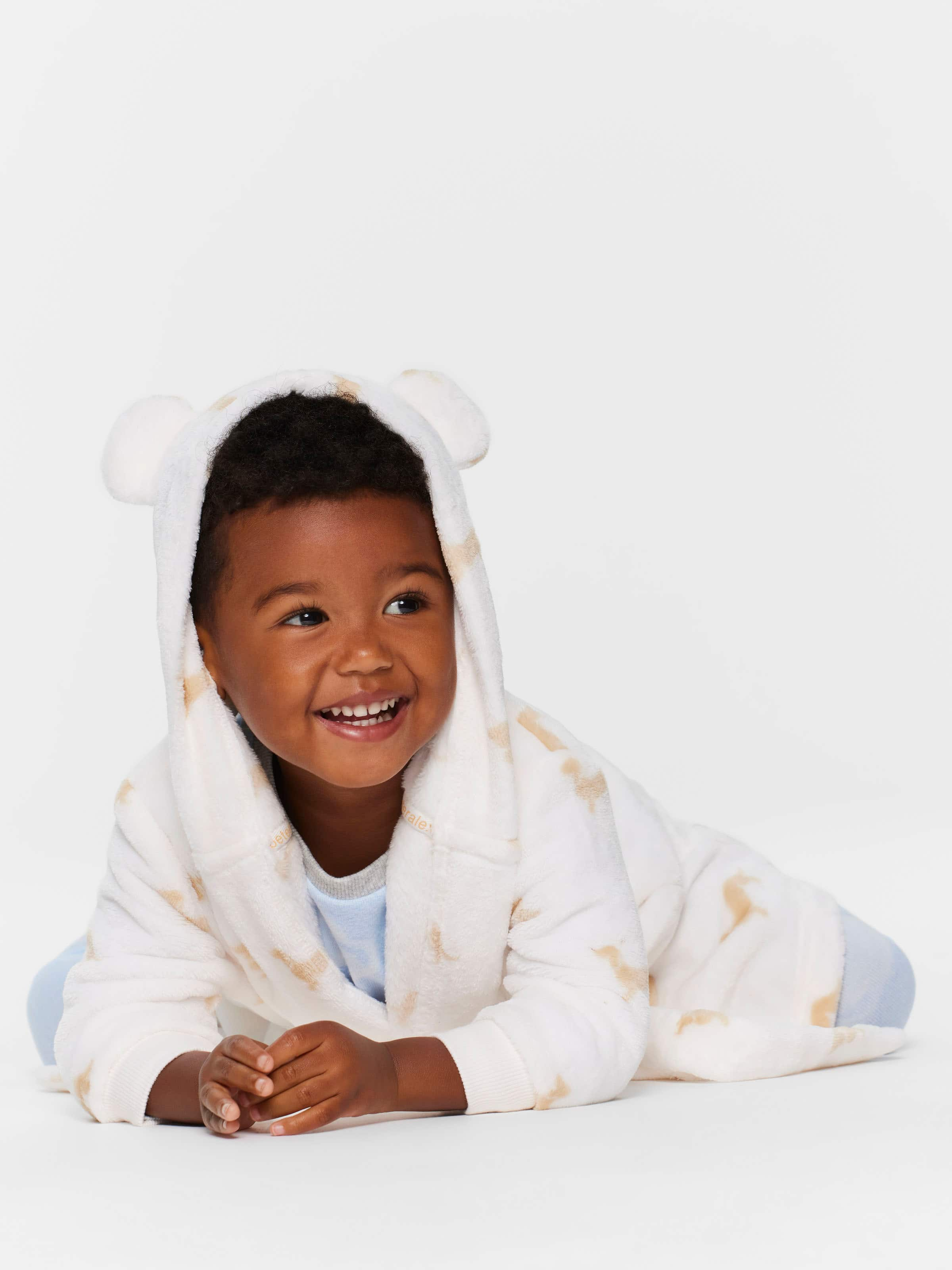 Baby dressing gown boy sale