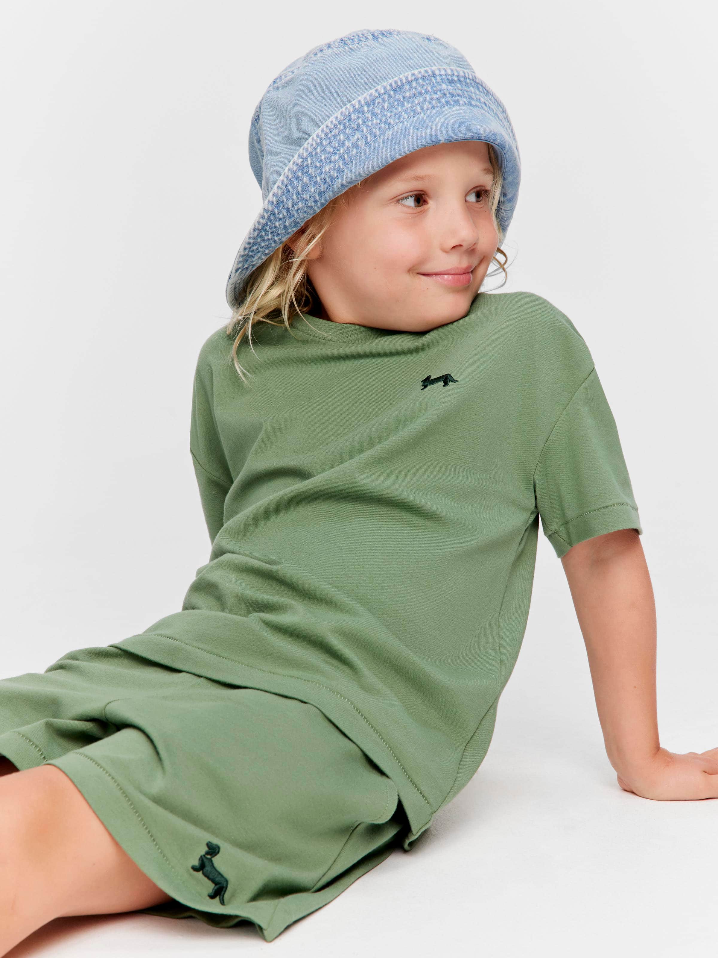 Jnr Boys Green Track Pj Set