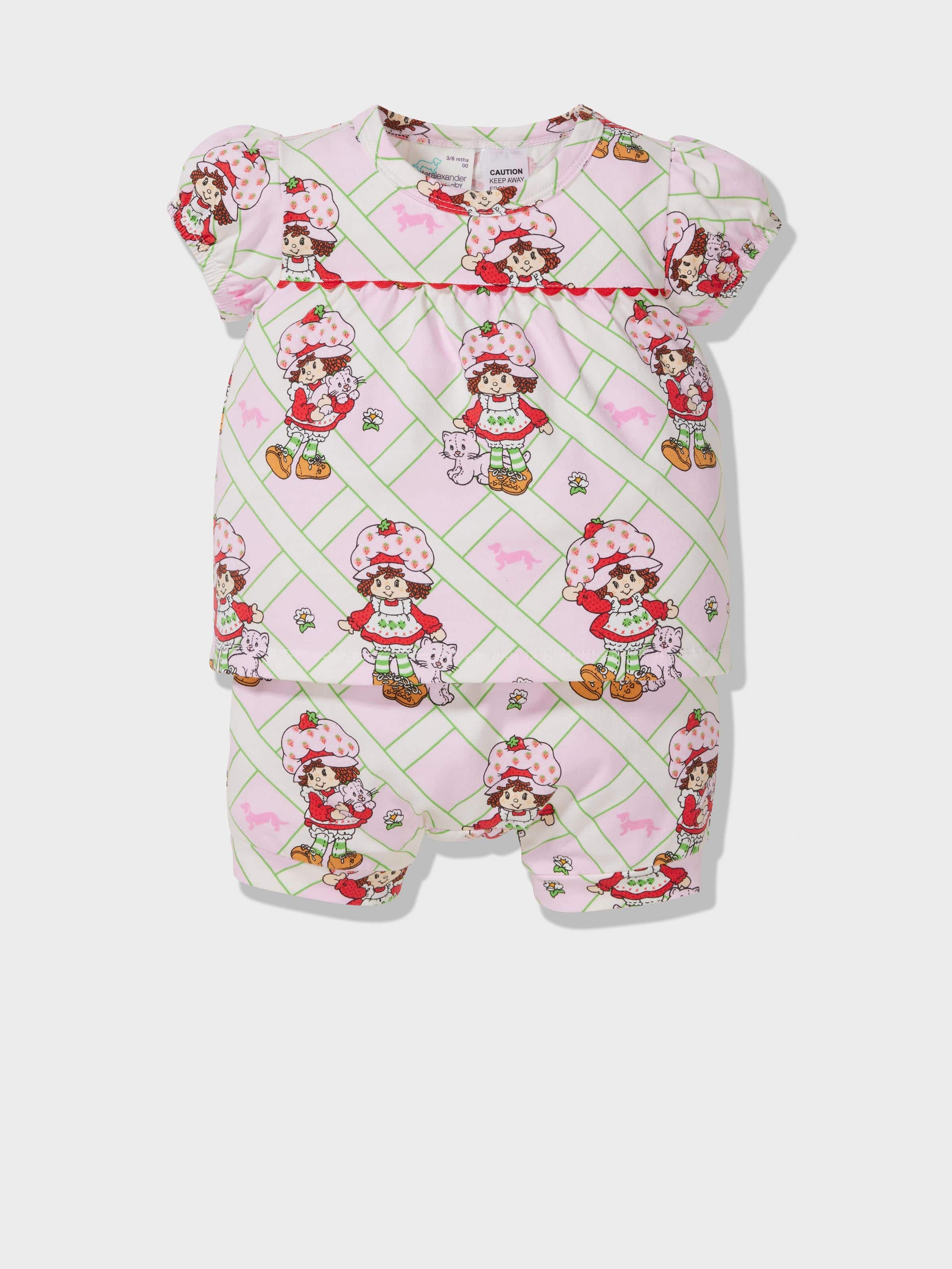 Baby Strawberry Shortcake Pj Set