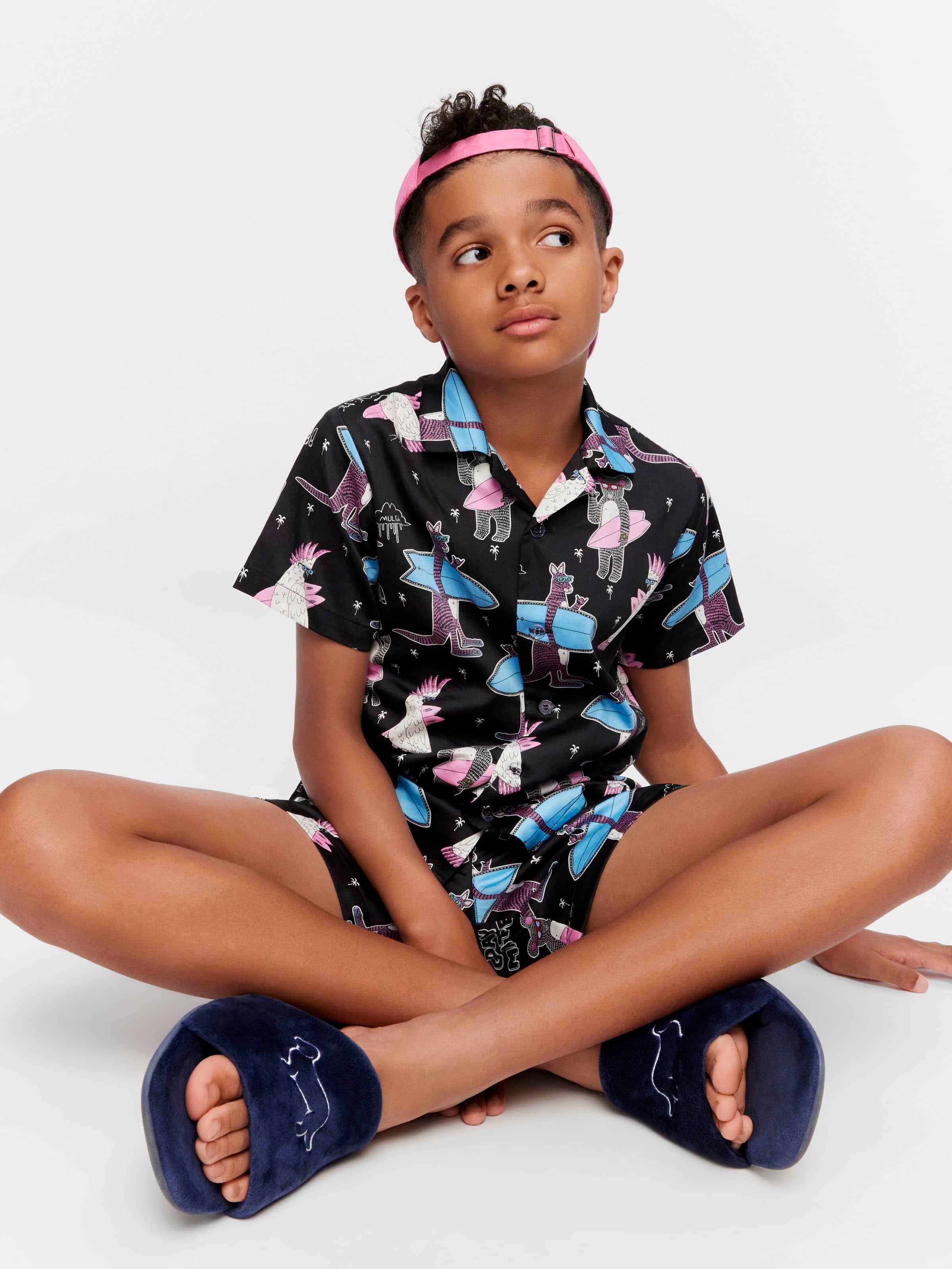 Boys Mulga Print Short Classic Pj Set