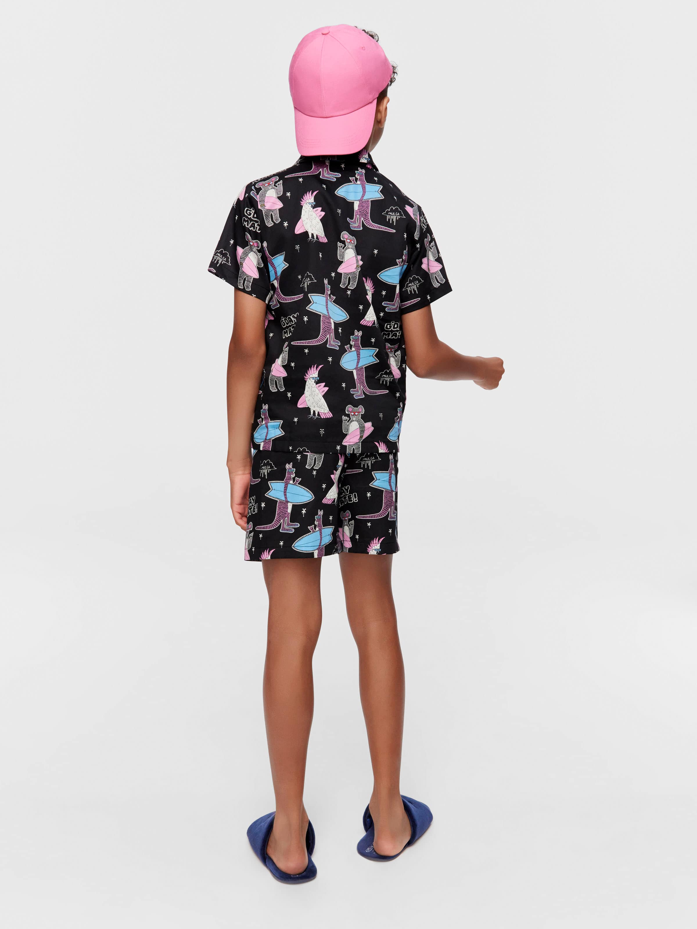 Boys Mulga Print Short Classic Pj Set