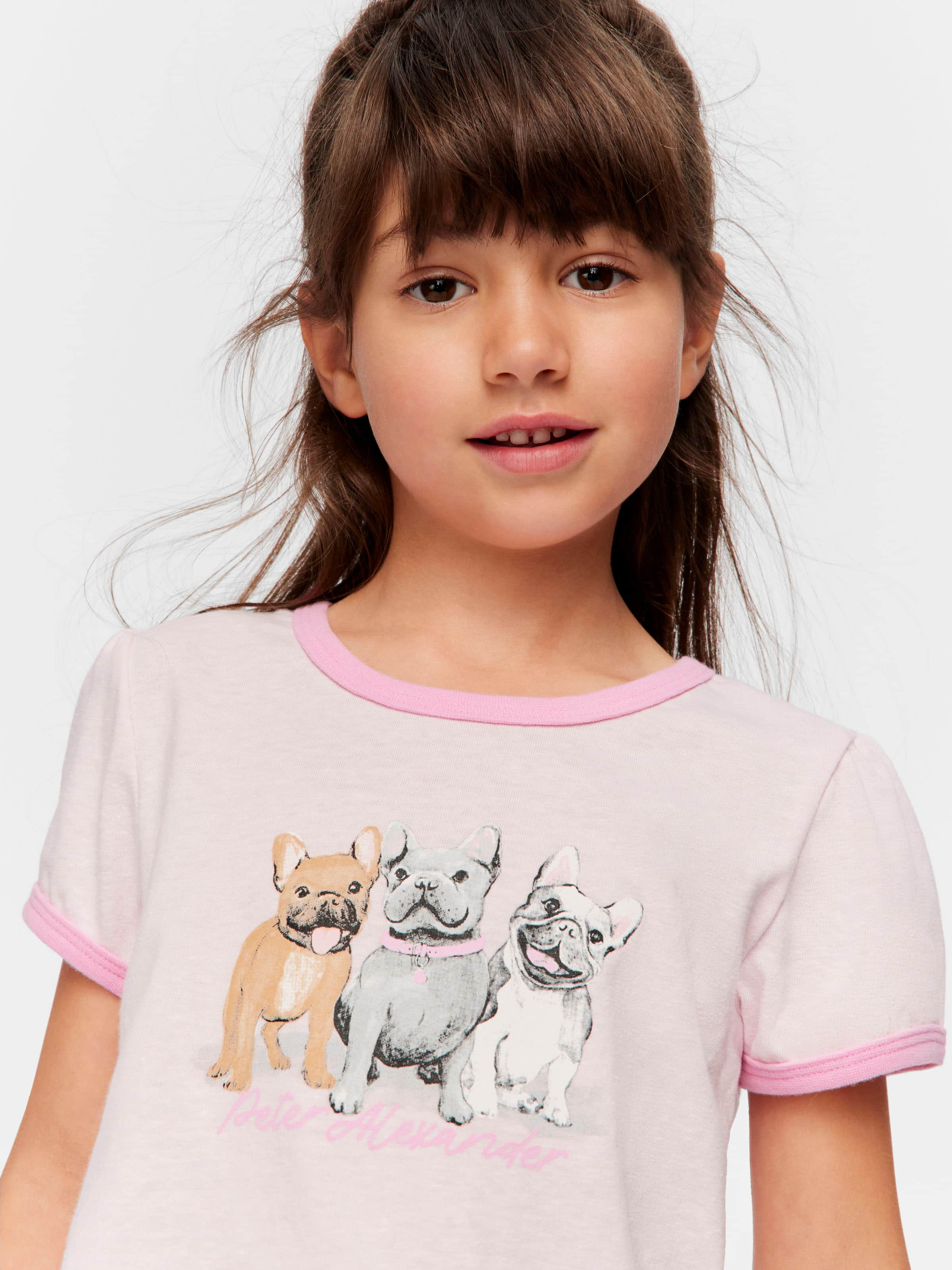 Jnr Girls Frenchie Pj Set Peter Alexander Online