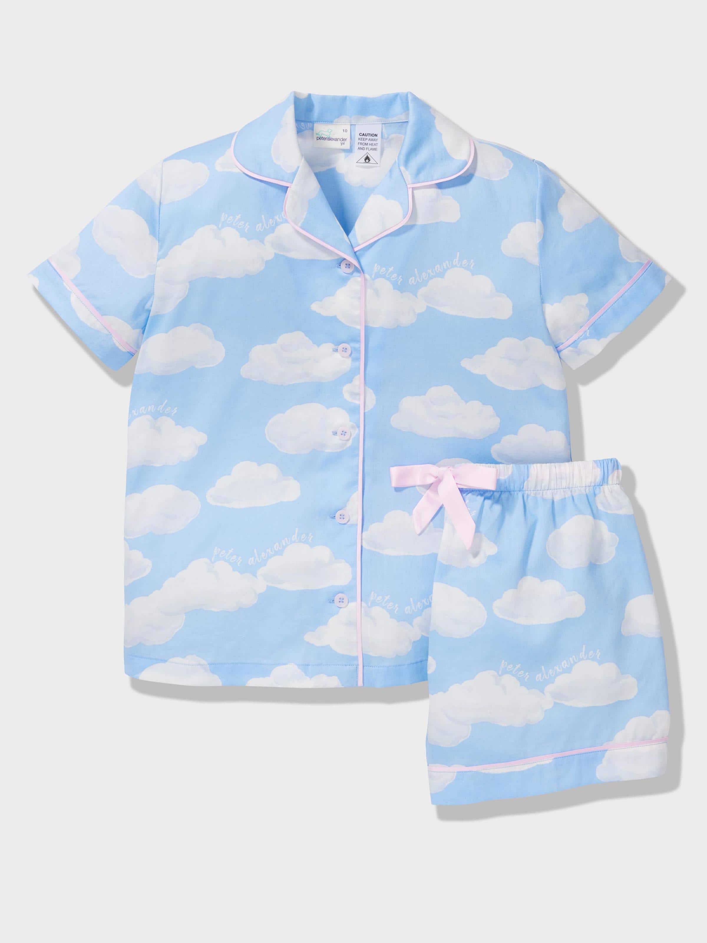 Girls Soft Clouds Pj Set