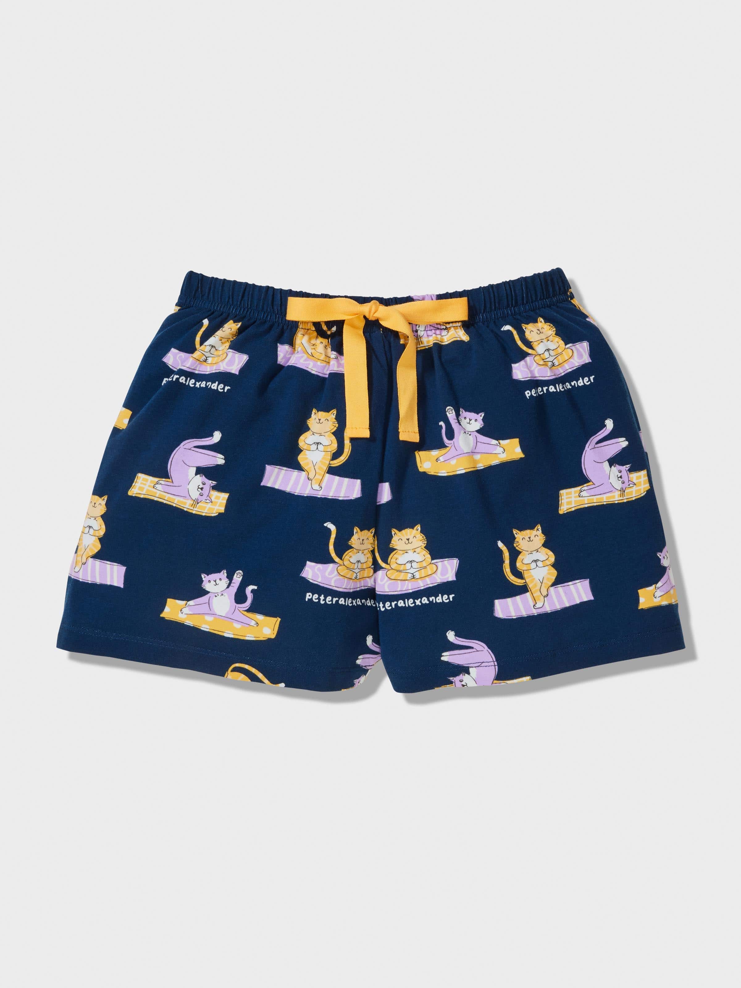 Girls Yoga Cats Pj Set