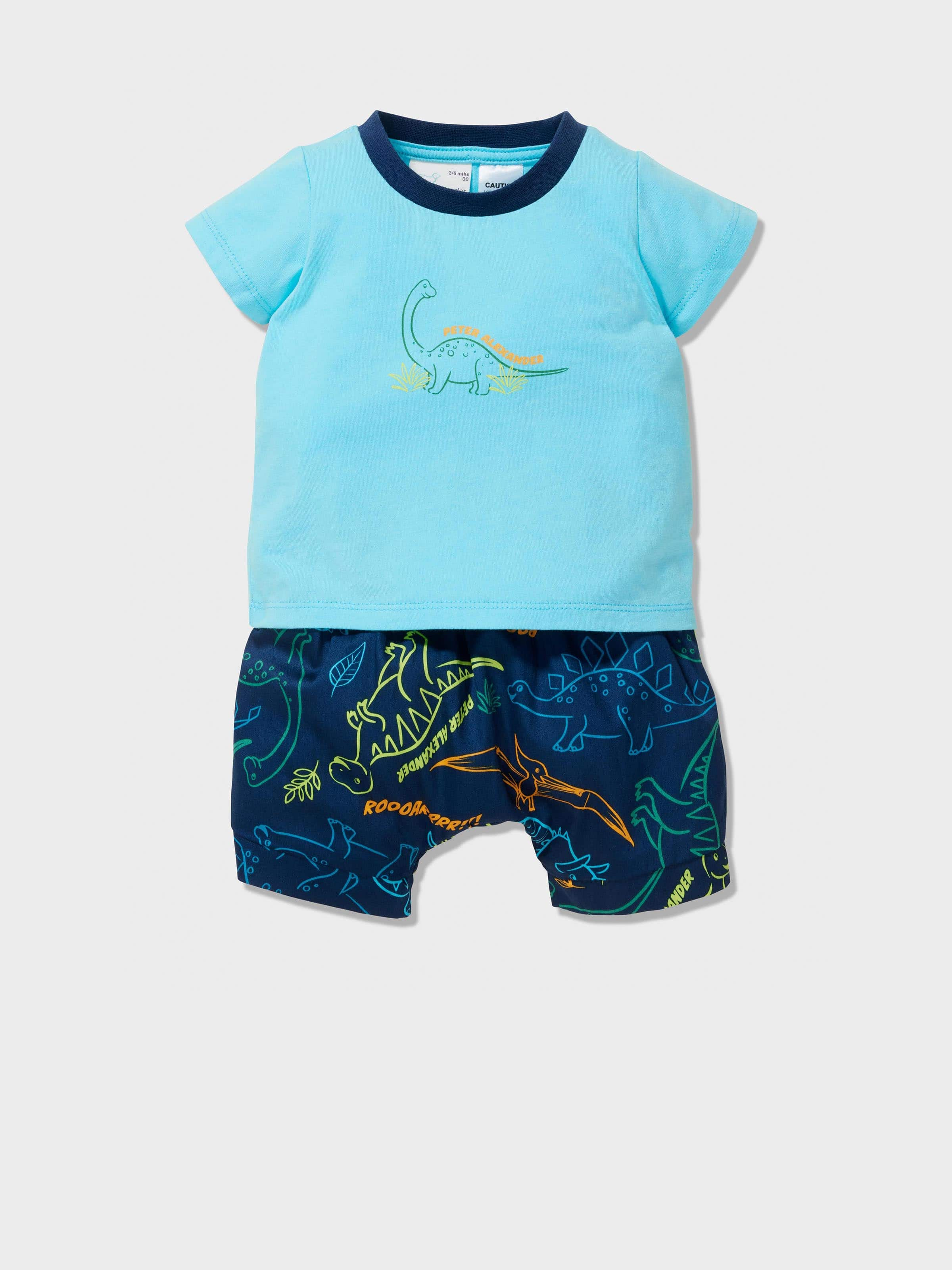 Baby Dino Roar Pj Set Peter Alexander Online