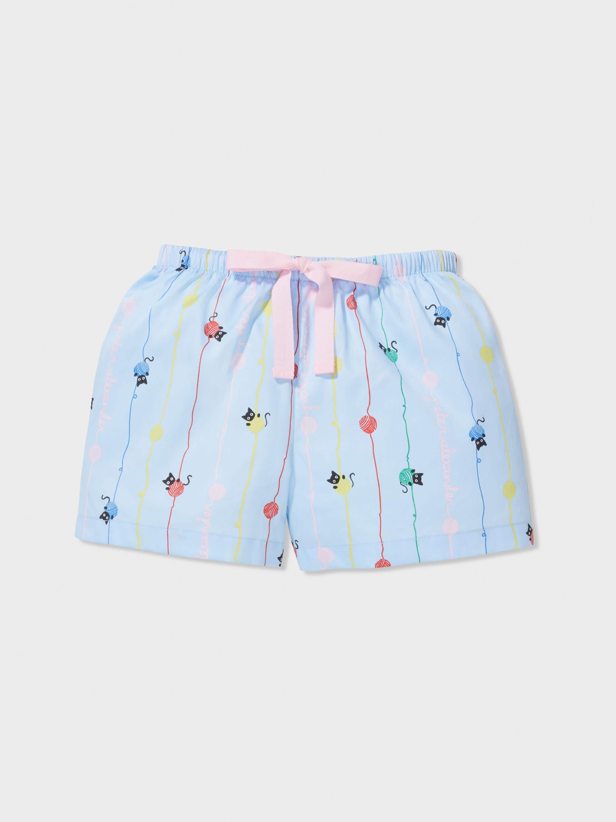 Jnr Girls Kitty Yarn Pj Set