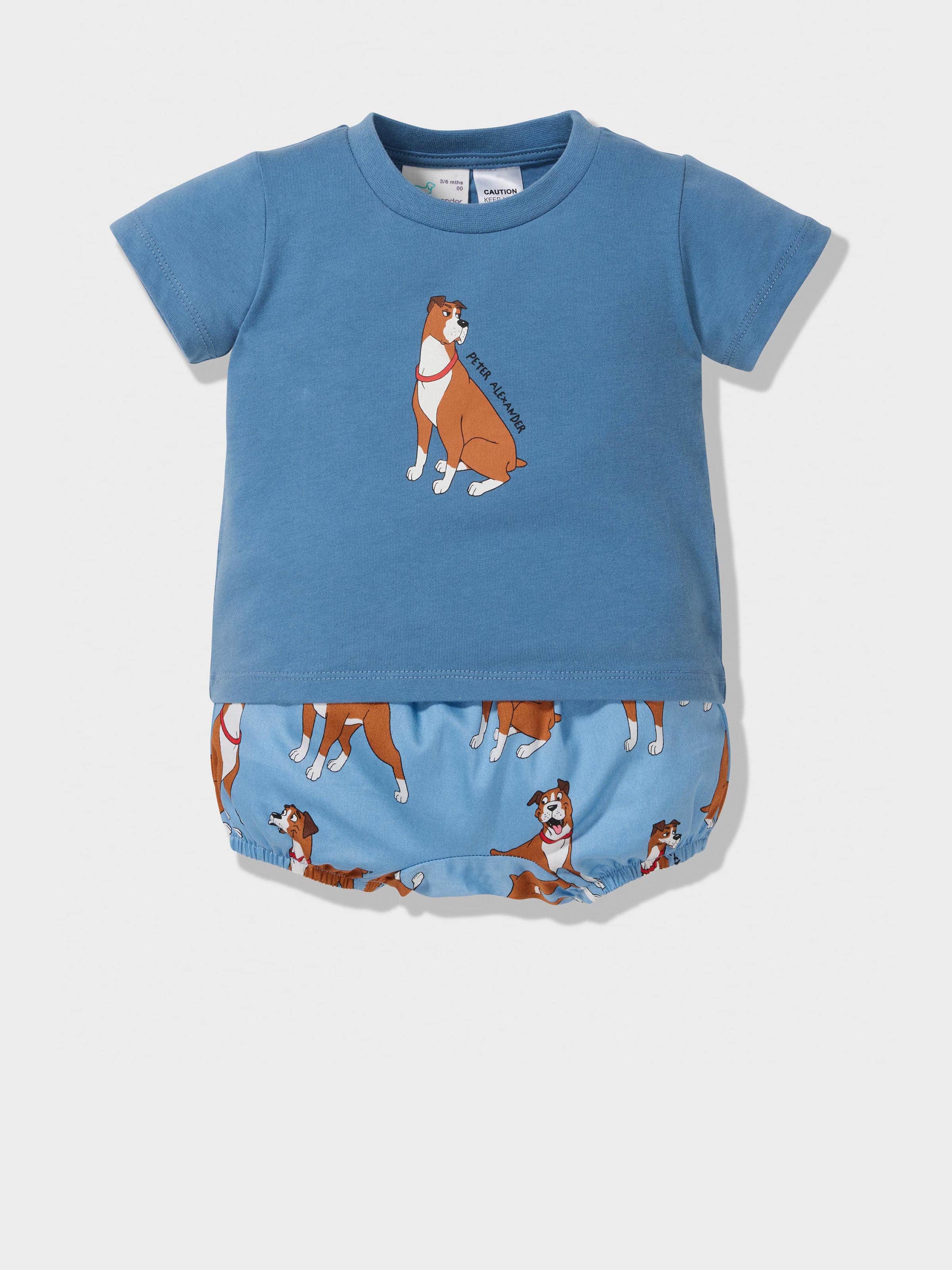 Baby Boxer Dog Pj Set
