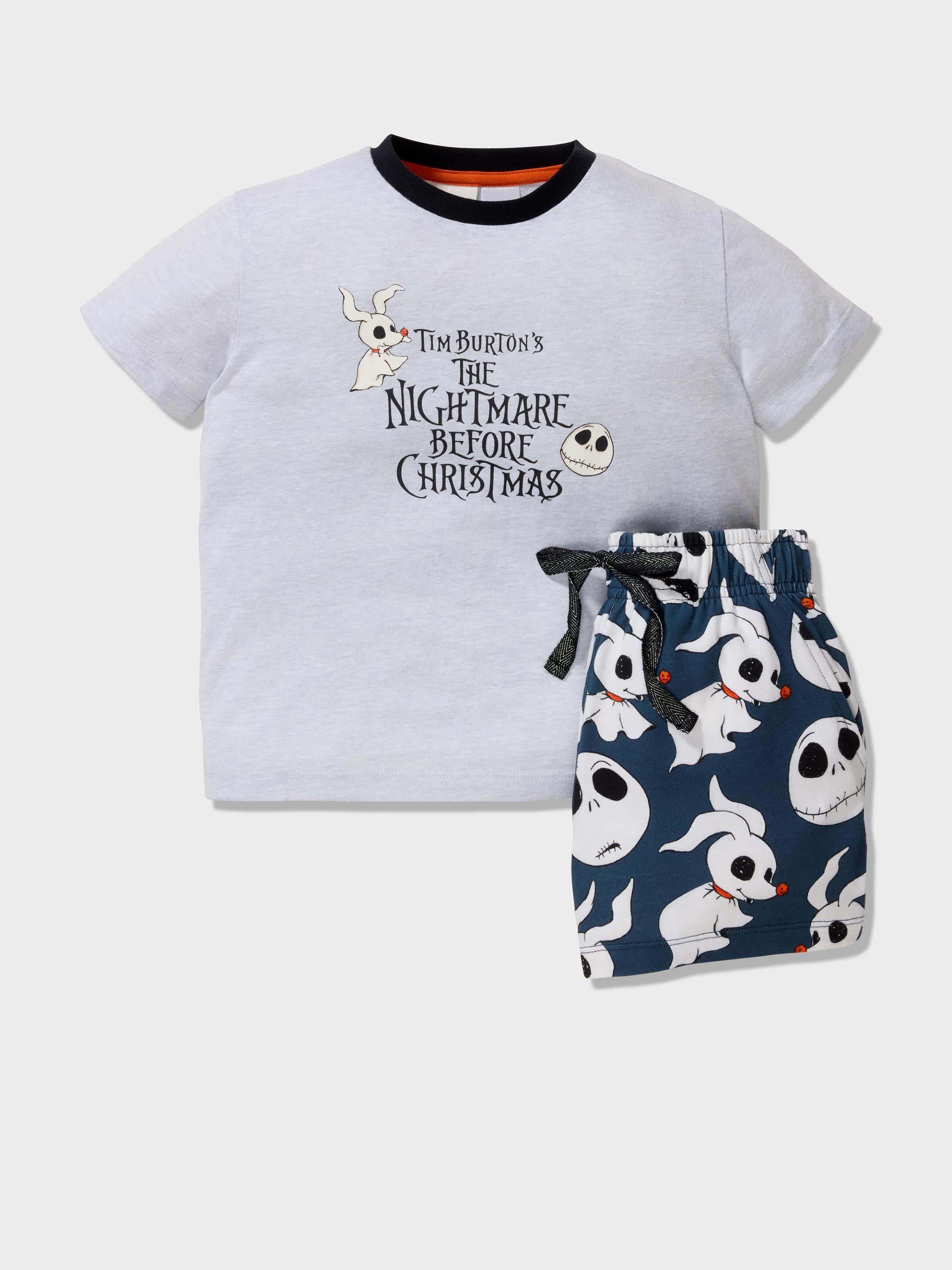 Jnr Kids The Nightmare Before Christmas Pj Set Peter Alexander