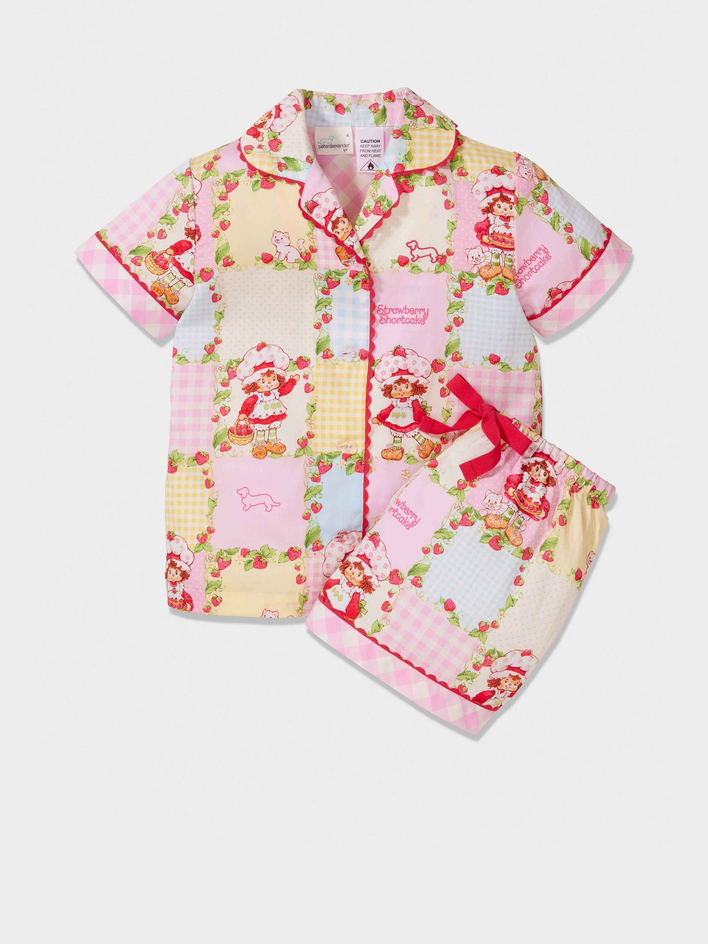 Jnr Girls Classic Strawberry Shortcake Pj Set