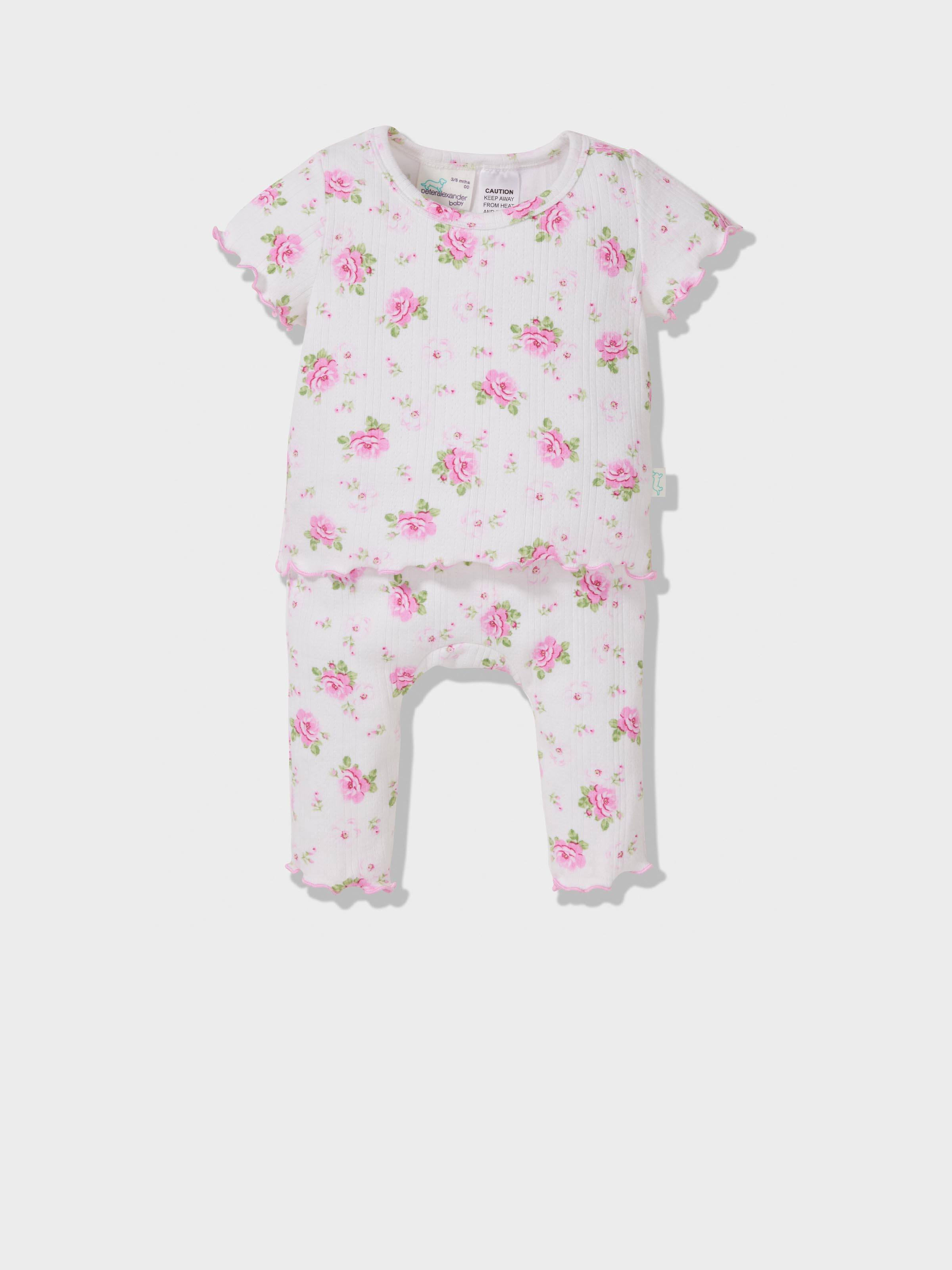 Baby Soft Floral Pj Set