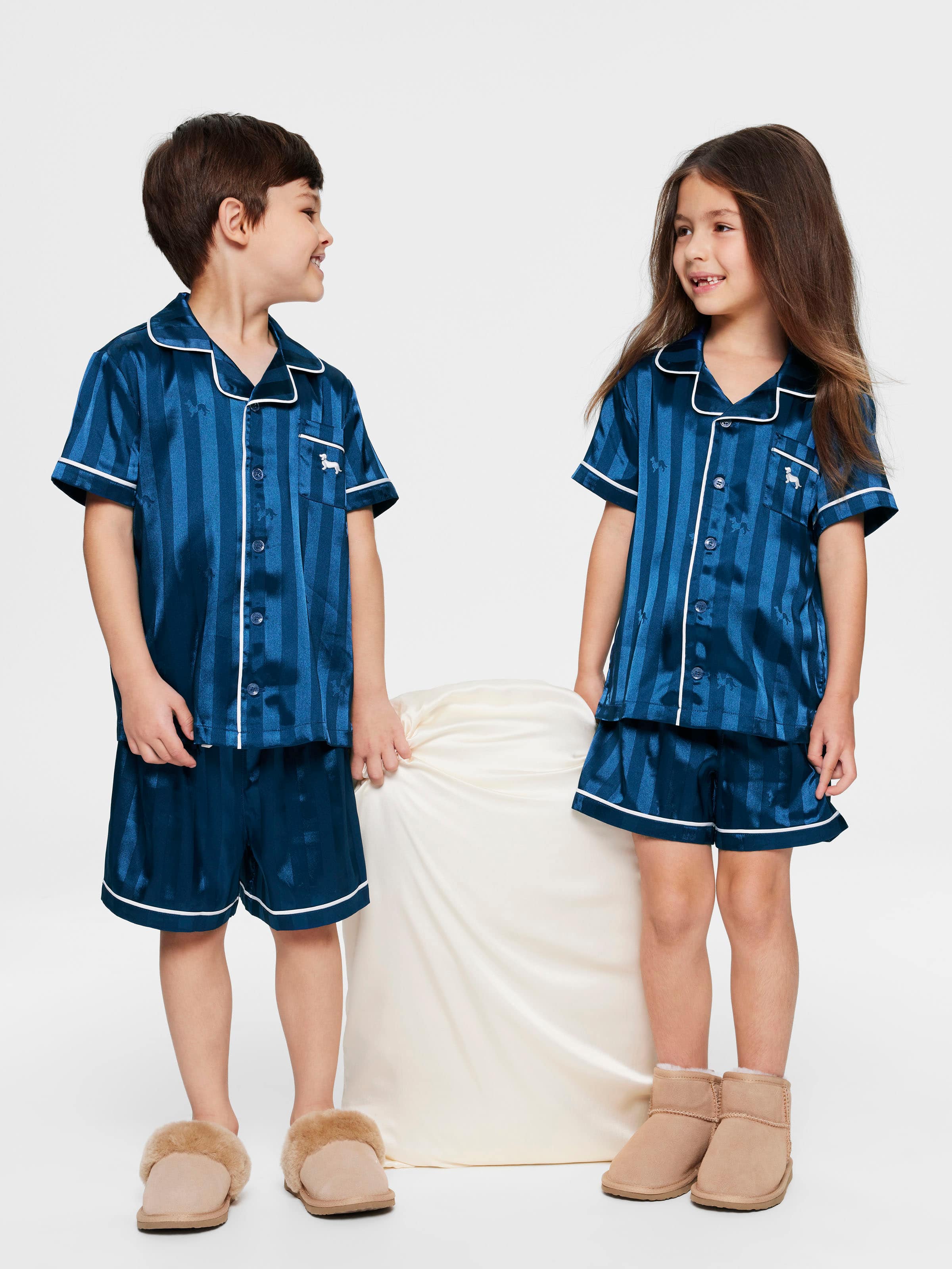 Shop Kids Satin Pyjamas Collection Peter Alexander