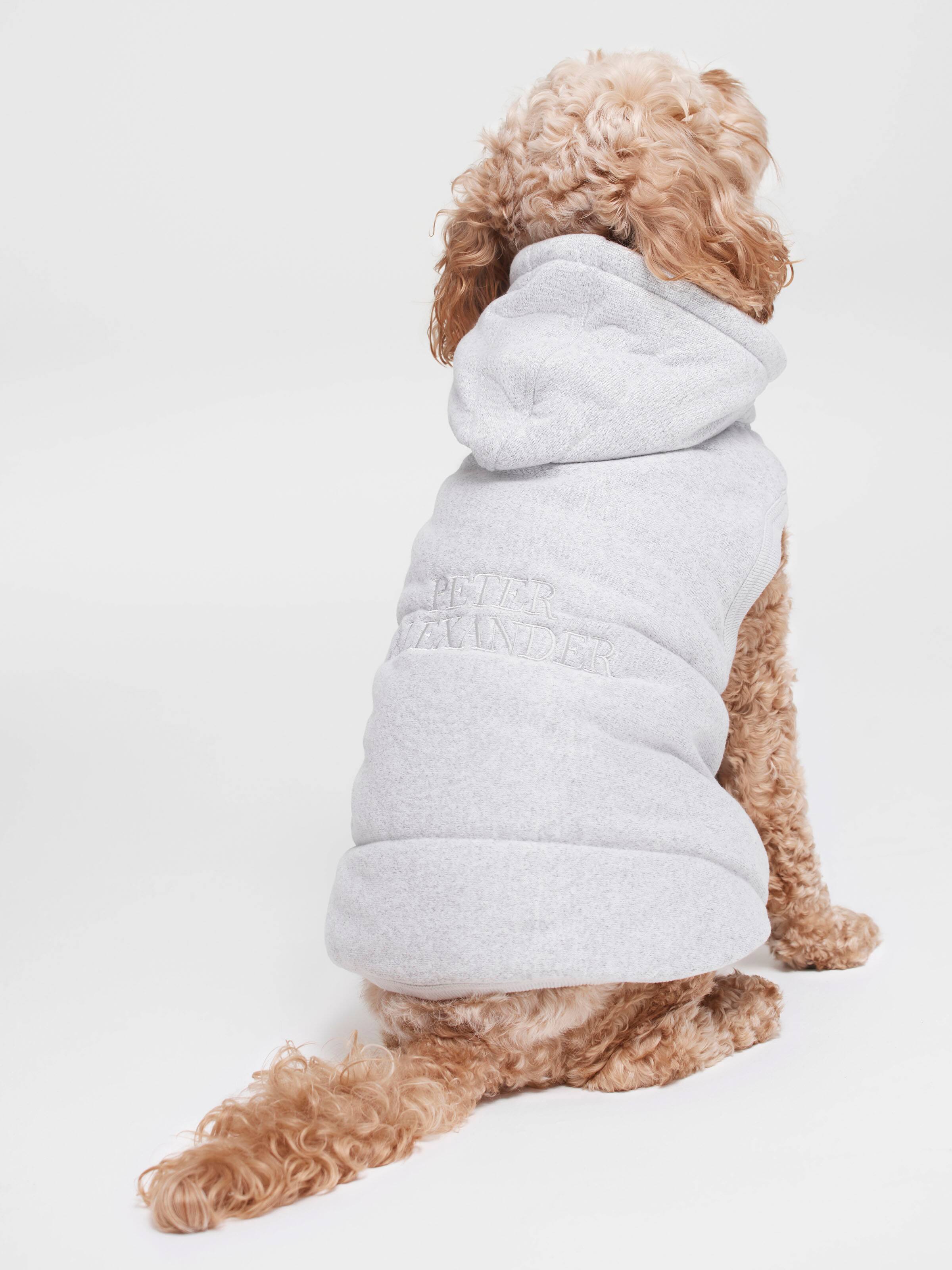 Puppy Quilted Hoodie