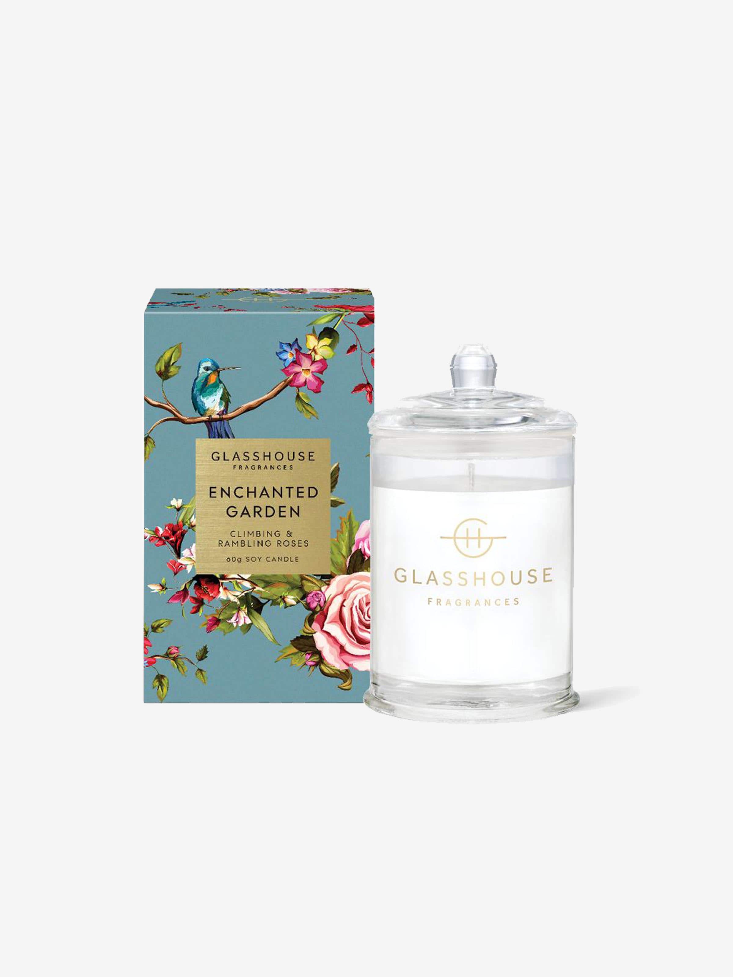 Glasshouse Fragrances Limited Edition Mothers Day Enchanted Garden 60G Candle