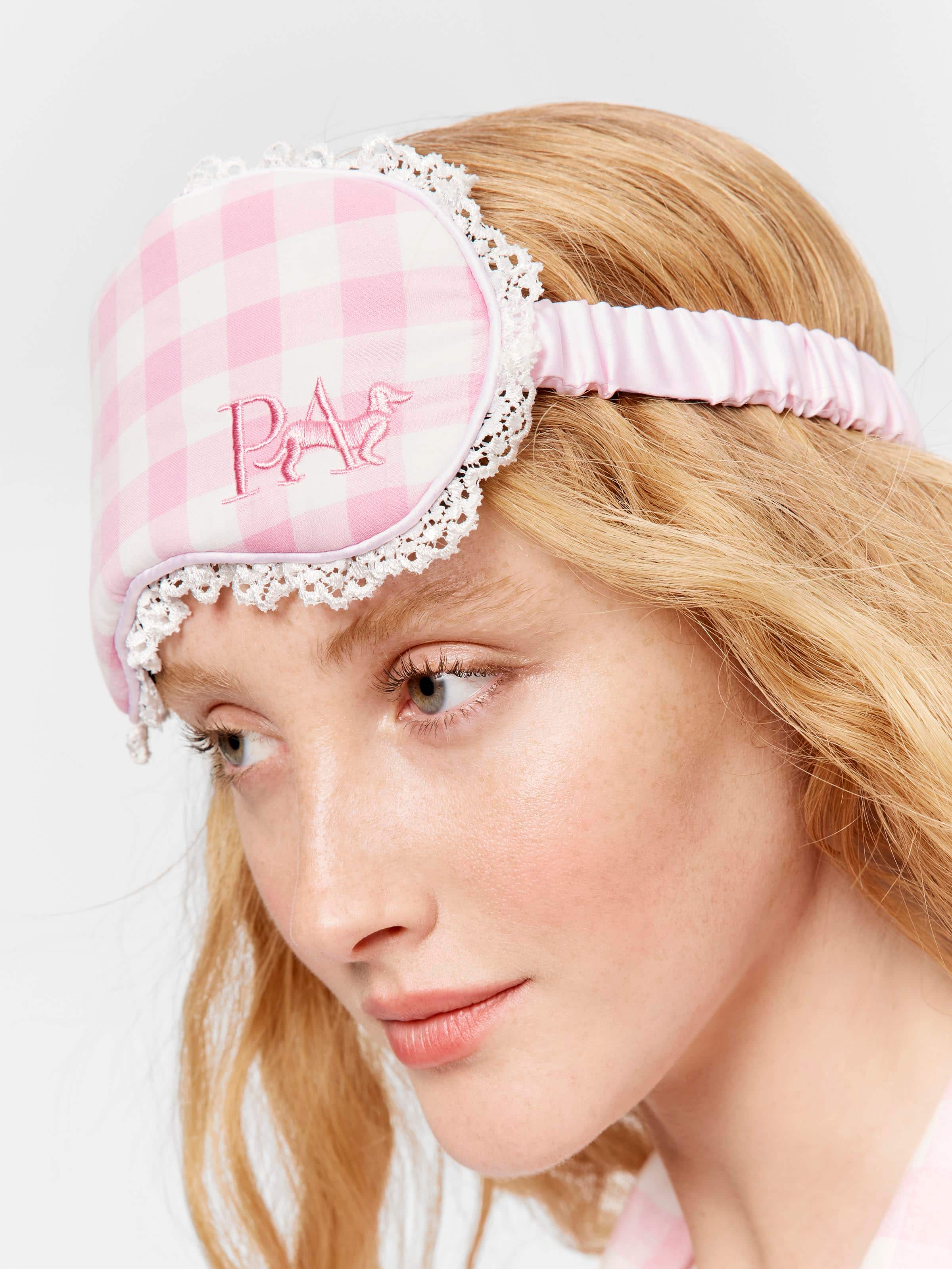 Ruffle Chic Eye Mask