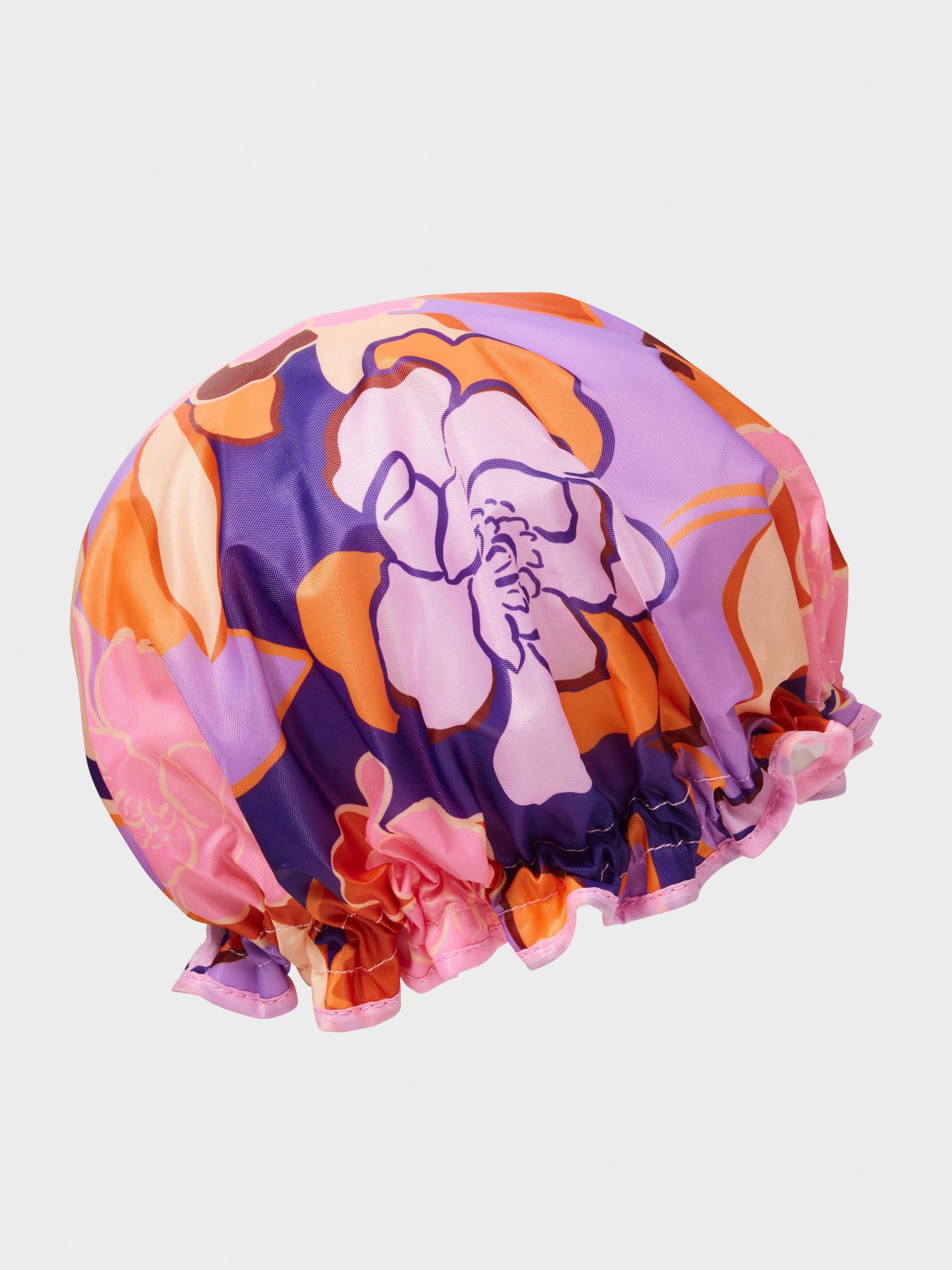 Abstract Floral Shower Cap