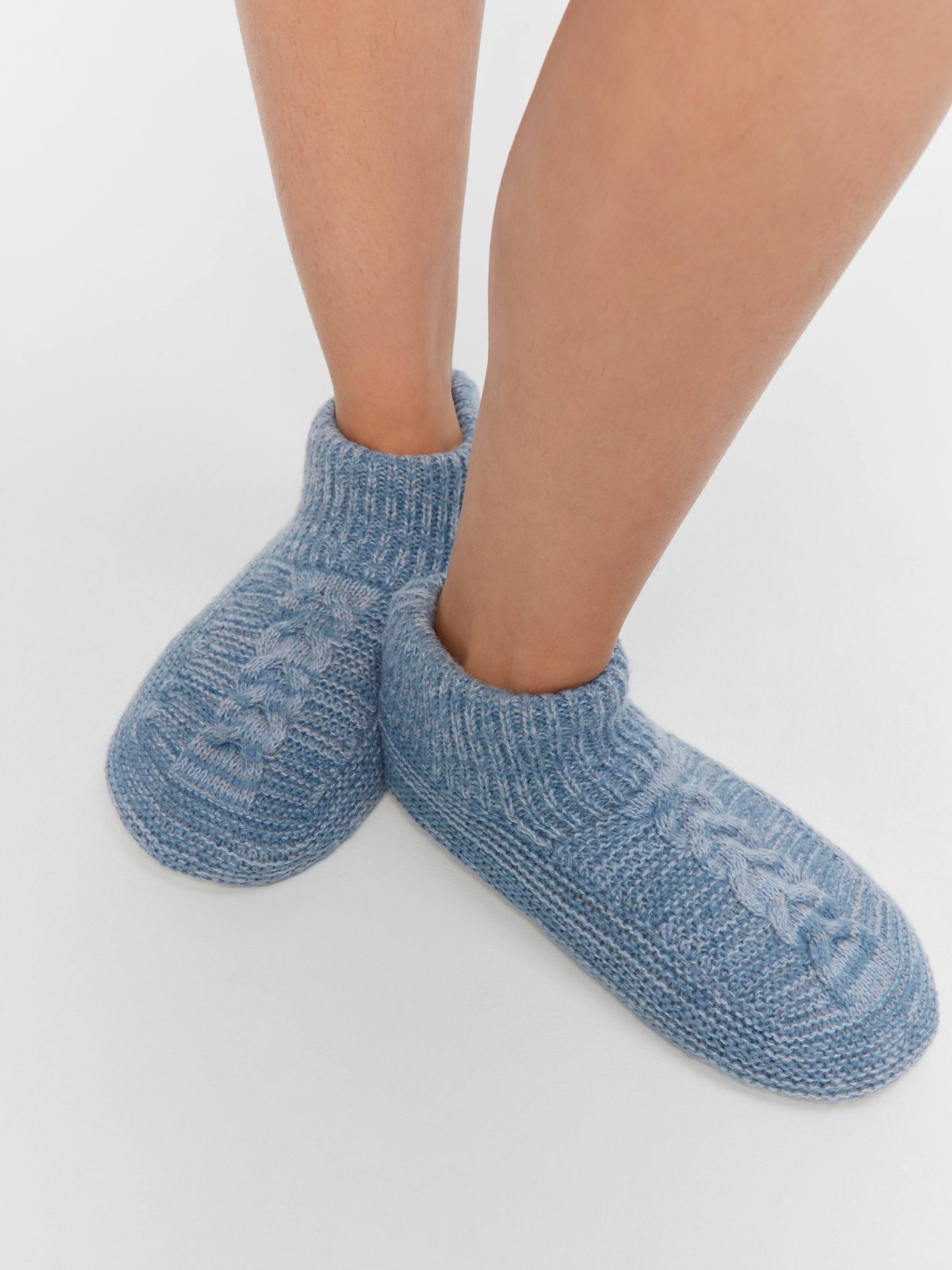Indigo Chunky Sockette