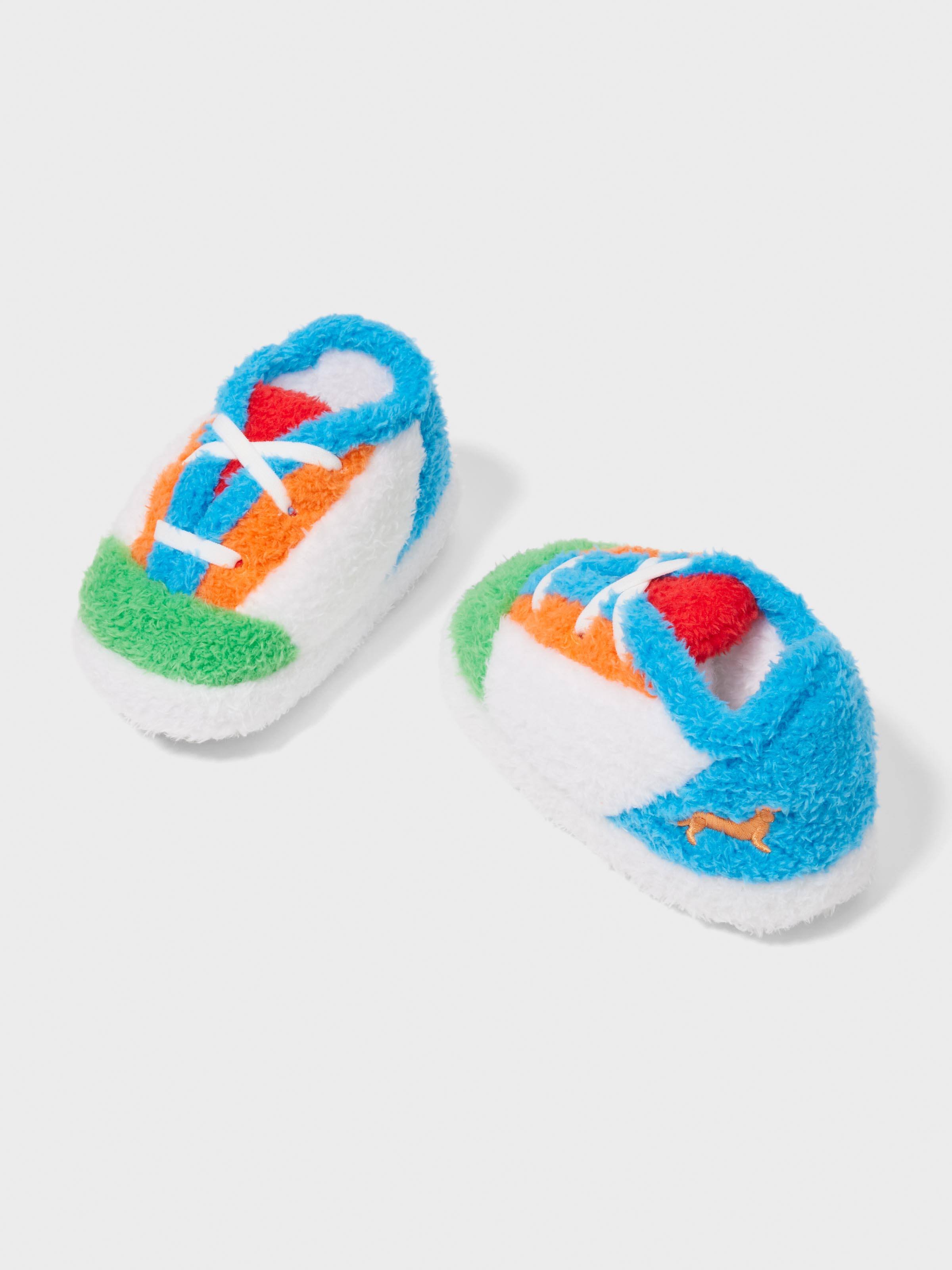 Kids Sneaker Plush Slipper