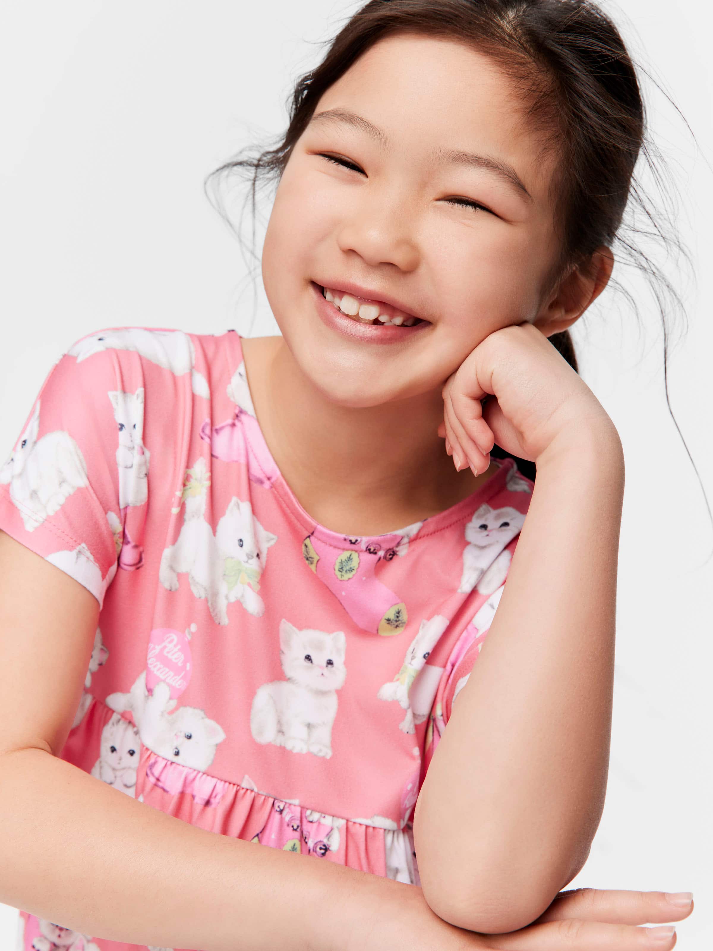 Jnr Girls Kitty Nightie