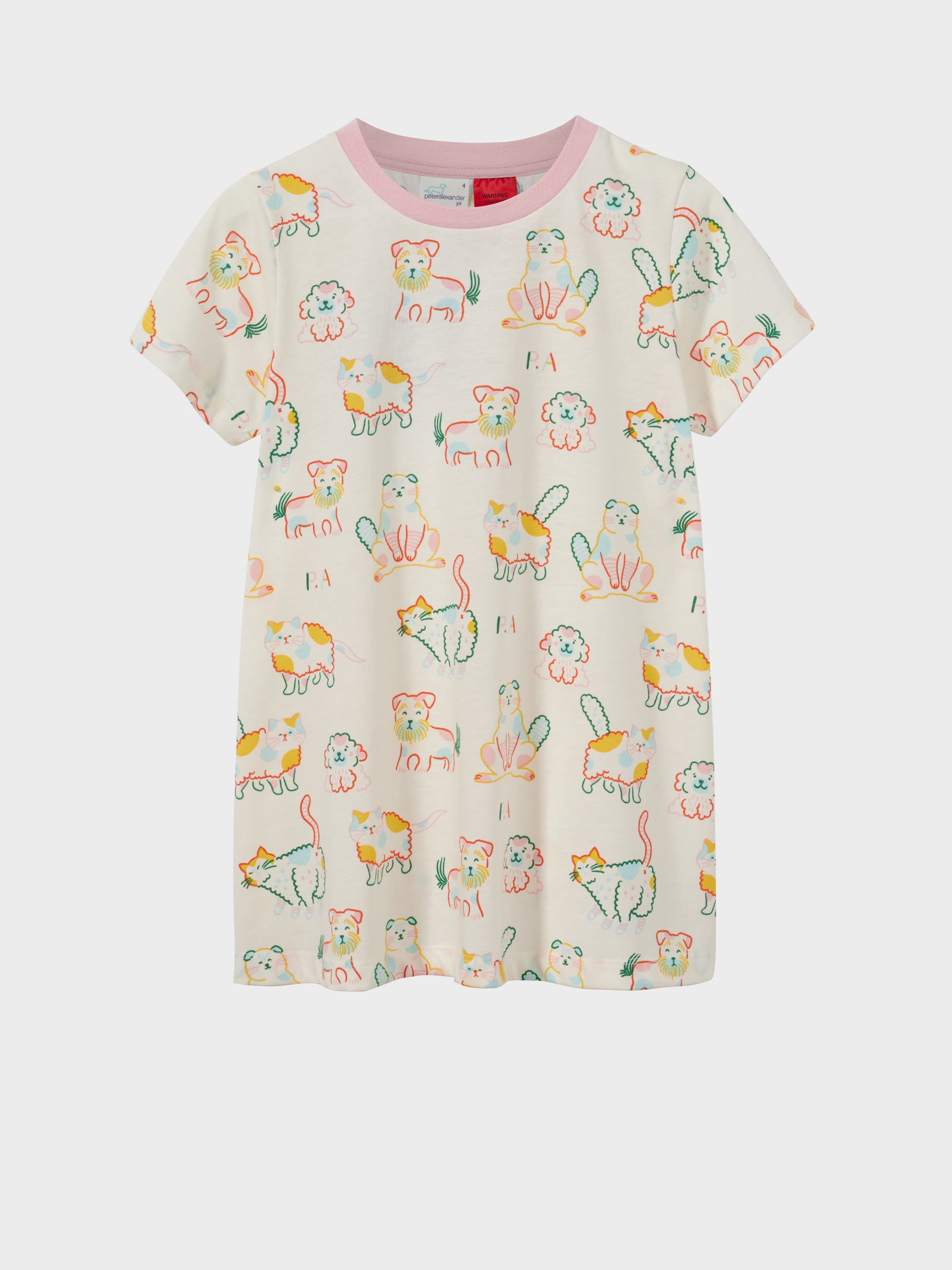 Jnr Girls Cats & Dogs Nightie