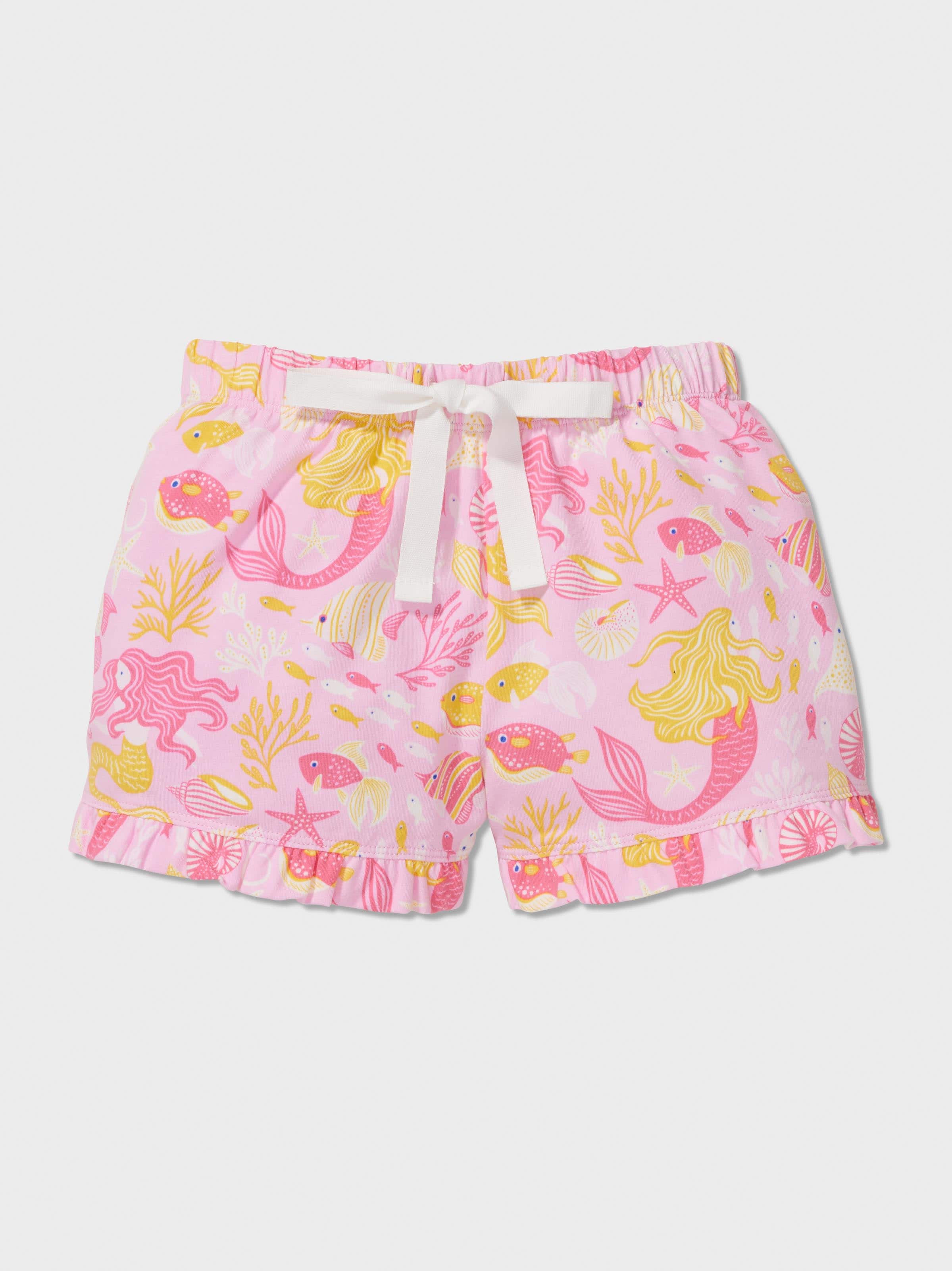 Jnr Girls Mermaid Print Pj Set