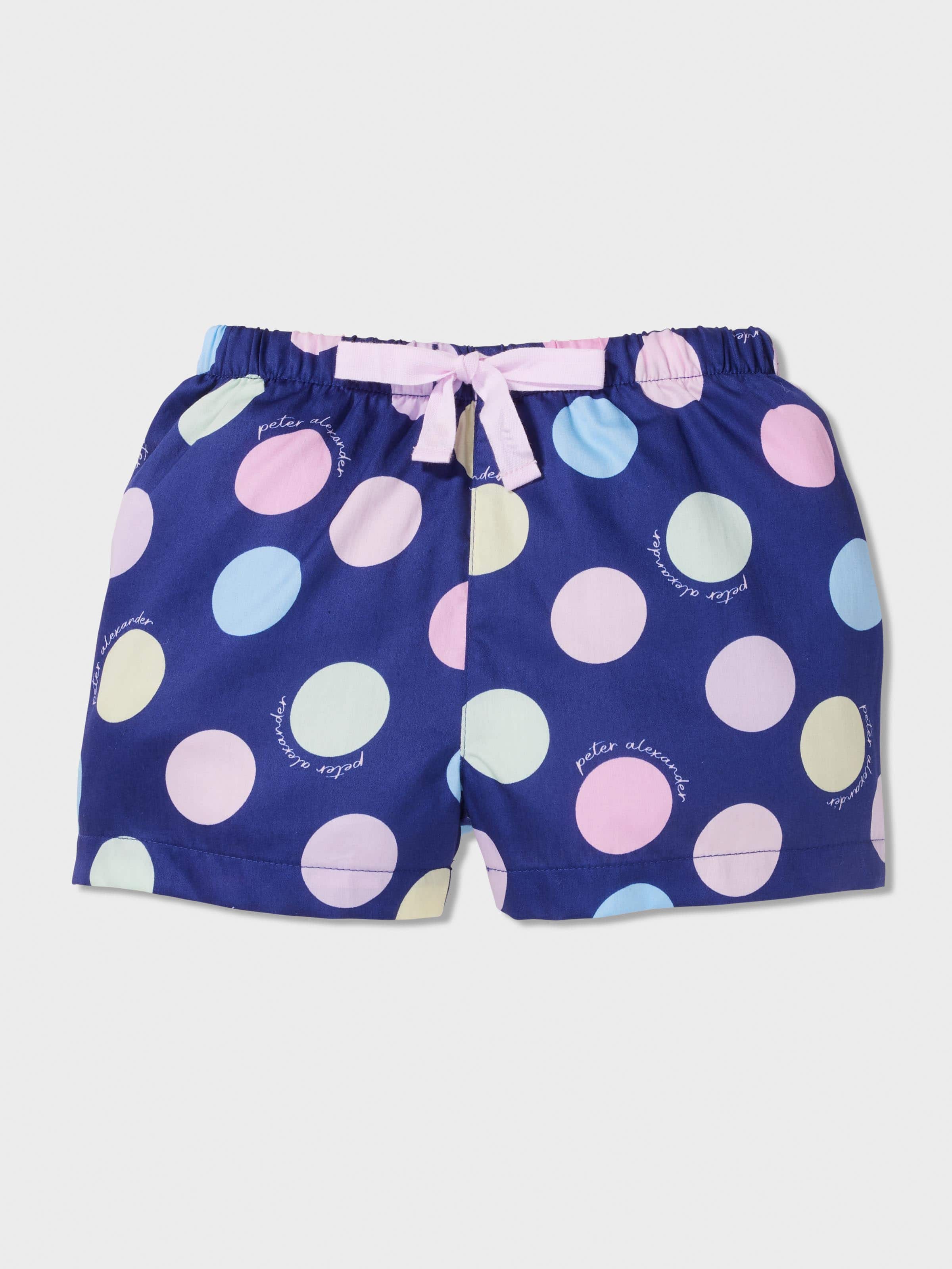 Jnr Girls Spotted Classic Pj Set