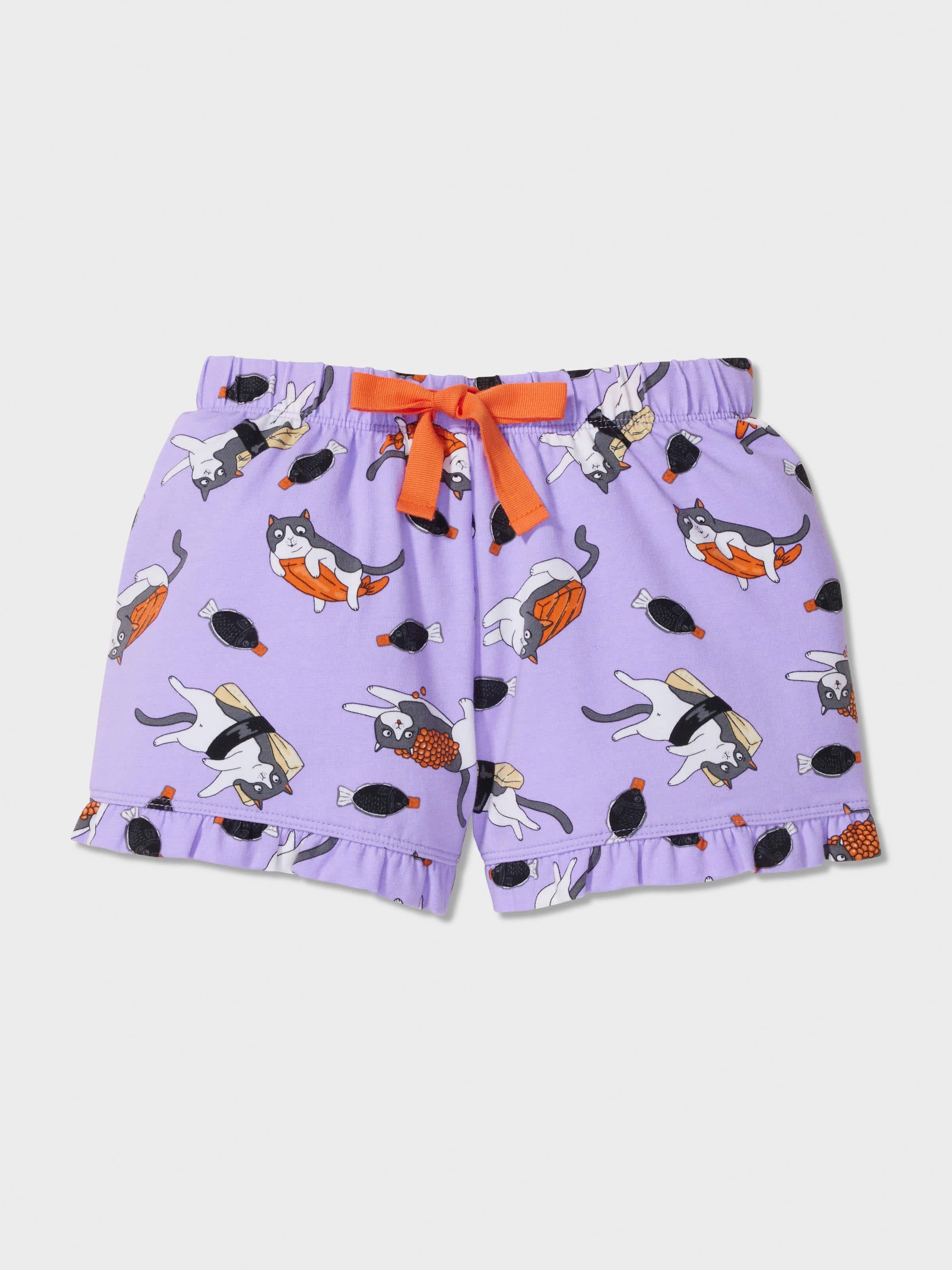 Girls Sushi Cat Pj Set