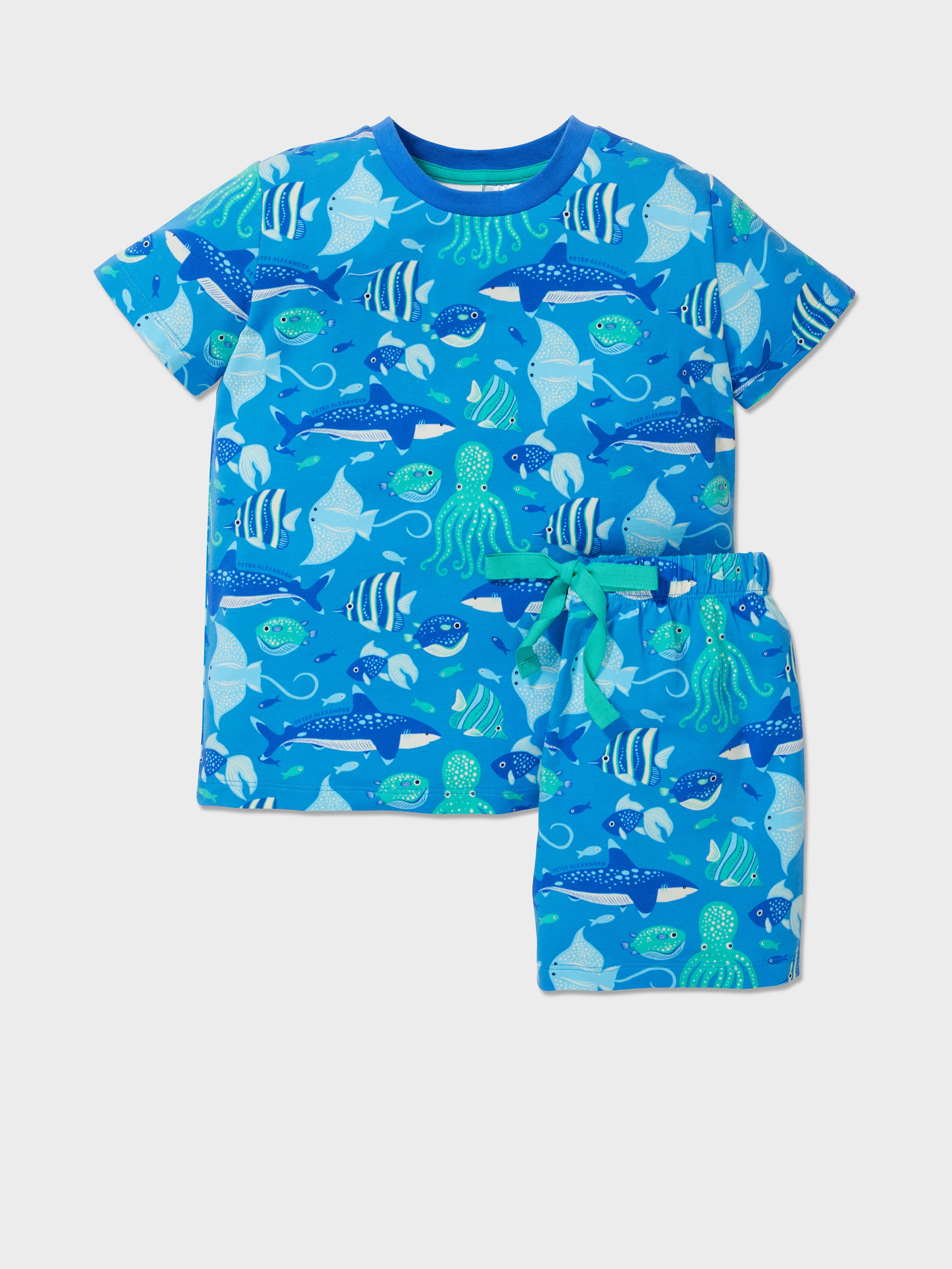 Jnr Boys Sea Life Pj Set