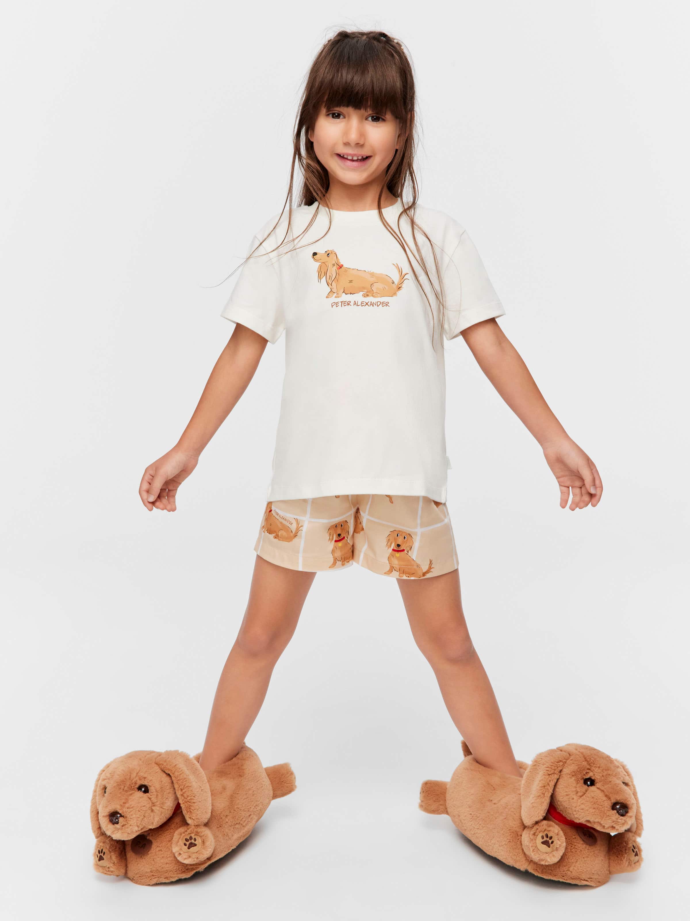 Jnr Girls Penny Check Pj Set